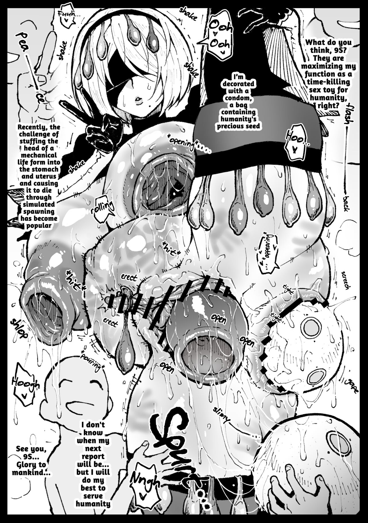 [Ahemaru]Dokkoi iki teta jinrui to no koryu o hokoku suru 2 B(Nier: Automata) [English] Page 5
