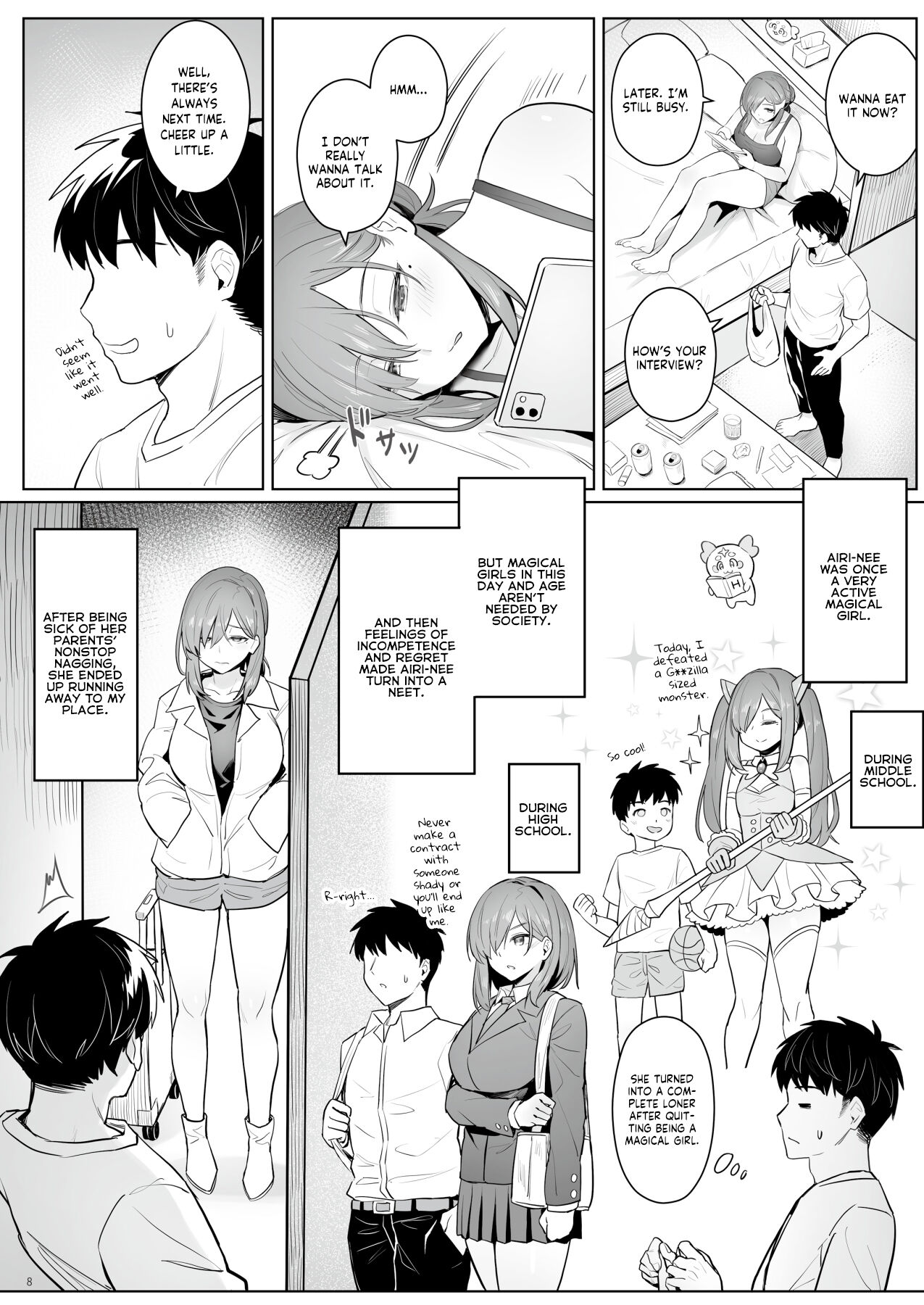 [COMEX (Zhen Lu)]Moto Mahou Shoujo no Hikikomori Seikatsu | The NEET Life of a Former Magical Girl[English] [flowerswamp] [Decensored] [Digital] Page 7