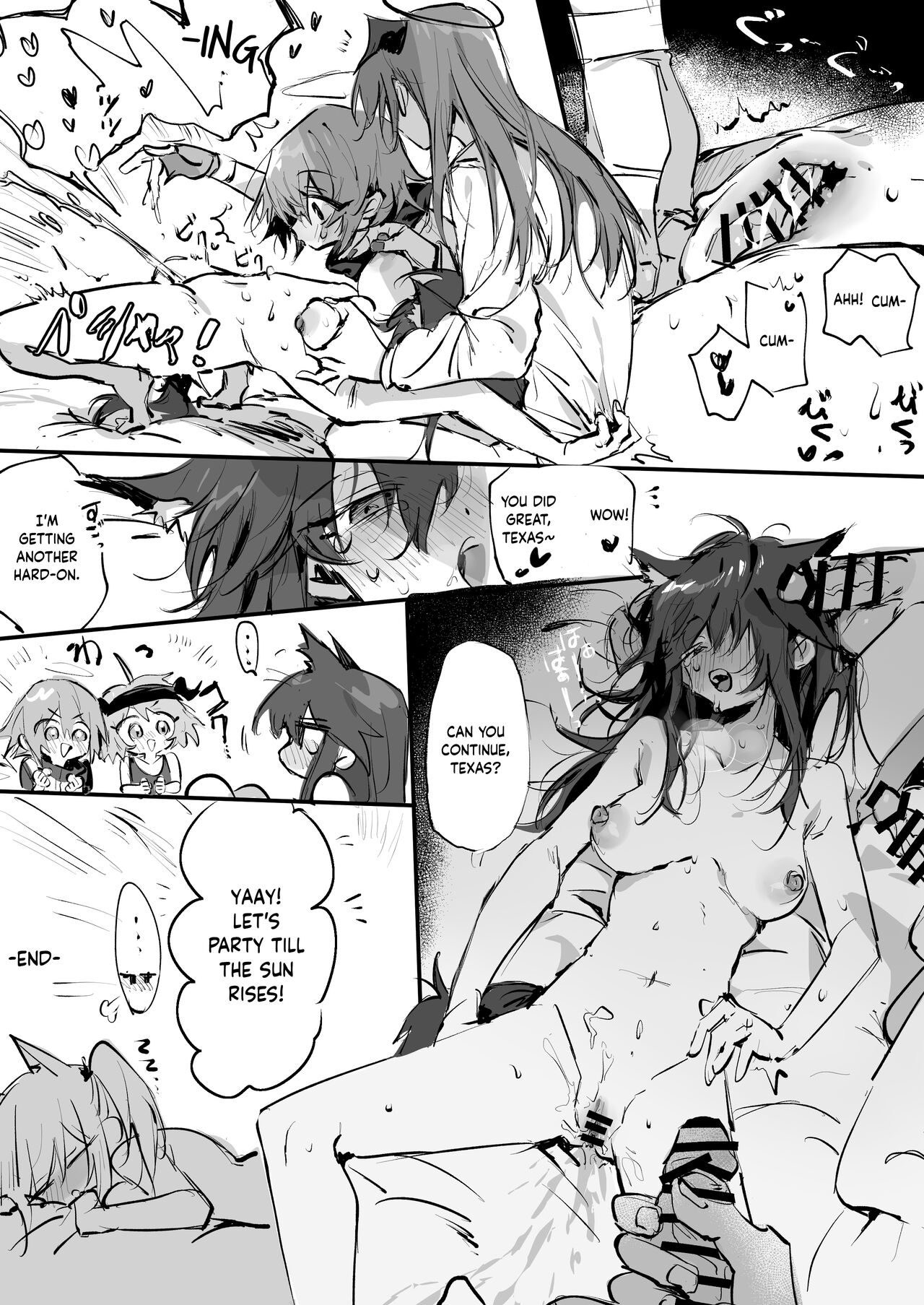 [Rapisu]Texas Uke ft Pen Kyuu | Texas Receiving ft Penguin Logistics(Arknights) [English] Page 4
