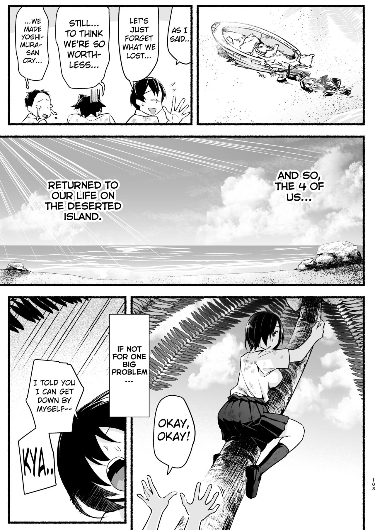[OTOREKO (Toilet Komoru)]Mujintou JK! Choroi yo Yoshimura-san! Volume. 5[English] {Mant} [Digital] Page 102