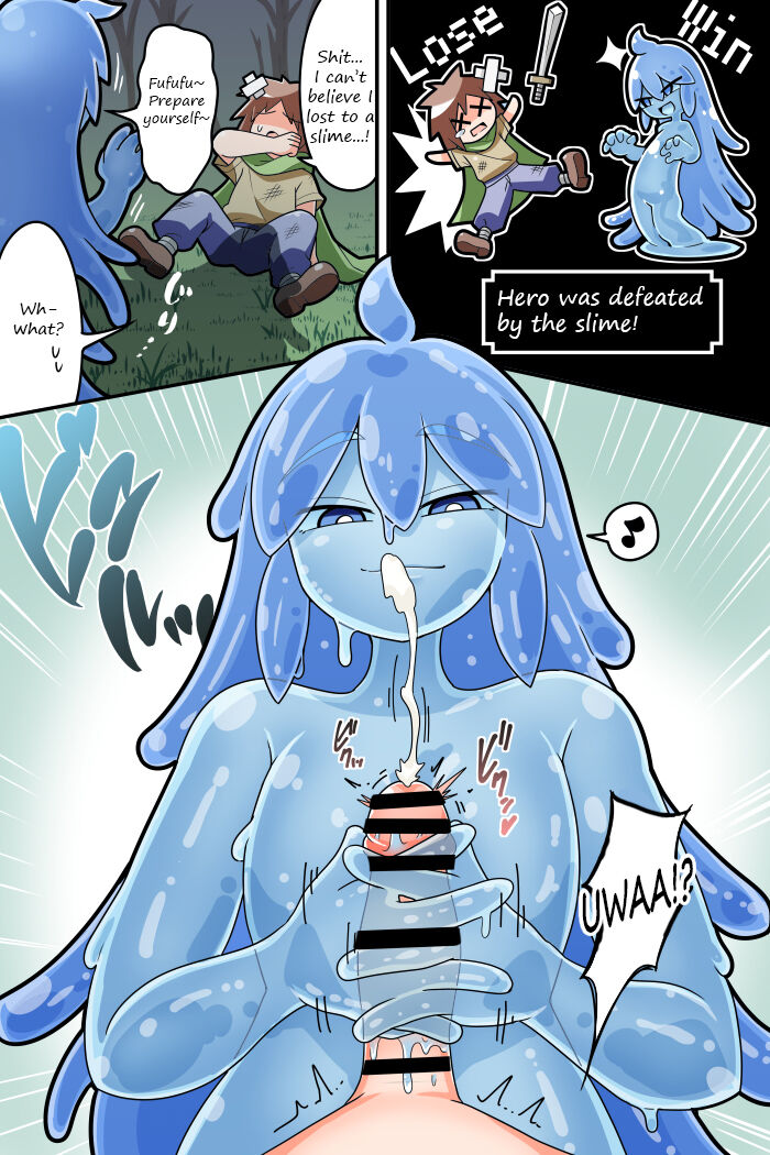 [Dakkoku Jiro]Paizuri Sakusei Slime ni Makeru Manga | A manga about losing to a sperm extracting slime's paizuri[English] Page 1