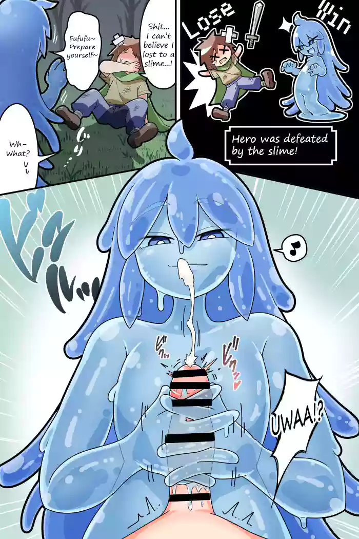 [Dakkoku Jiro]Paizuri Sakusei Slime ni Makeru Manga | A manga about losing to a sperm extracting slime's paizuri[English]