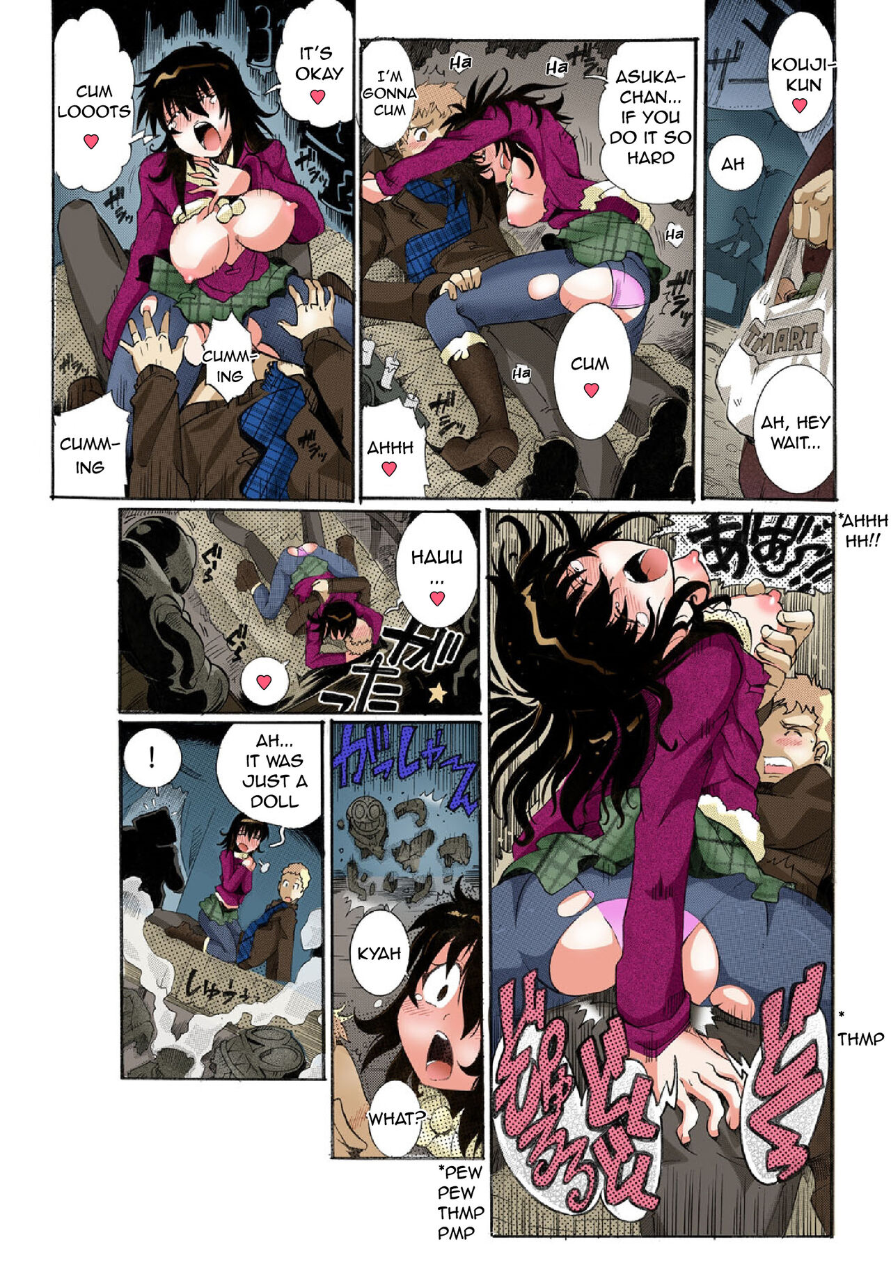 Chitchai kanojo ~ ○senchi no ana o kitsukitsu kōsokupisuton!~ [Full color] (1) [English] + Omake Page 9