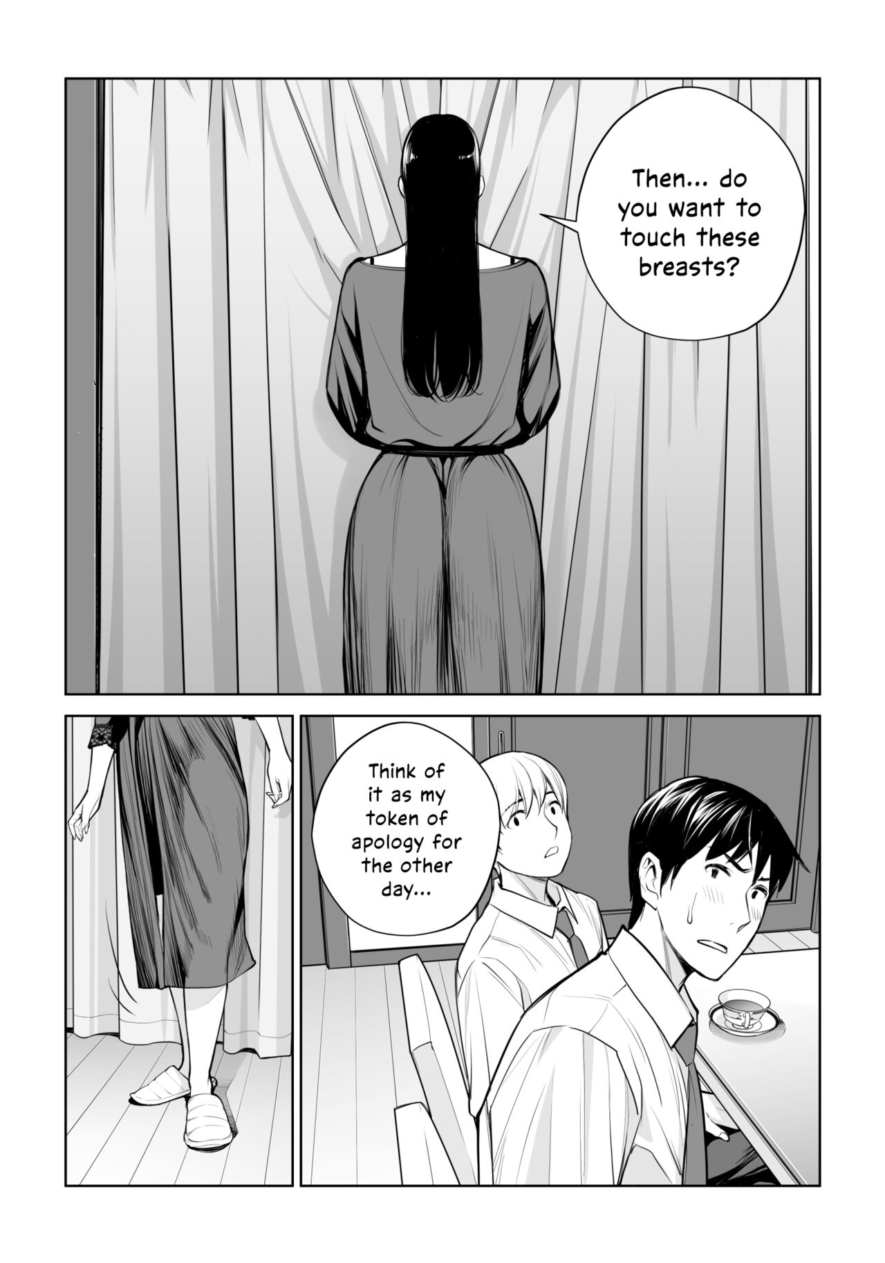 [HGT Labo (Tsusauto)]Kurokami Onna no Fudeoroshi ~Himitsu no Heya de Nakadashi Sasete Ageru wa~[English] [Vivid Rabbit Translation] Page 30