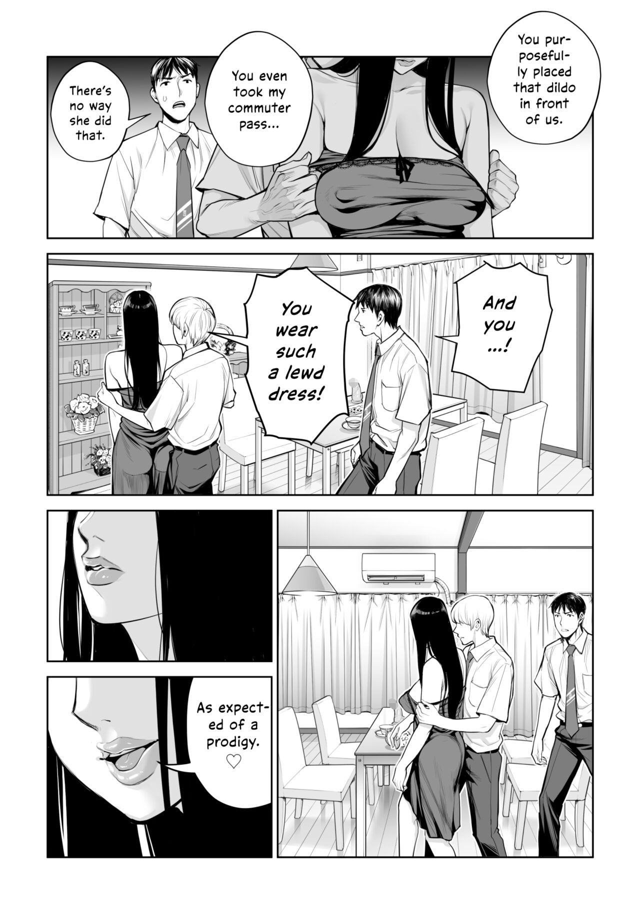 [HGT Labo (Tsusauto)]Kurokami Onna no Fudeoroshi ~Himitsu no Heya de Nakadashi Sasete Ageru wa~[English] [Vivid Rabbit Translation] Page 37