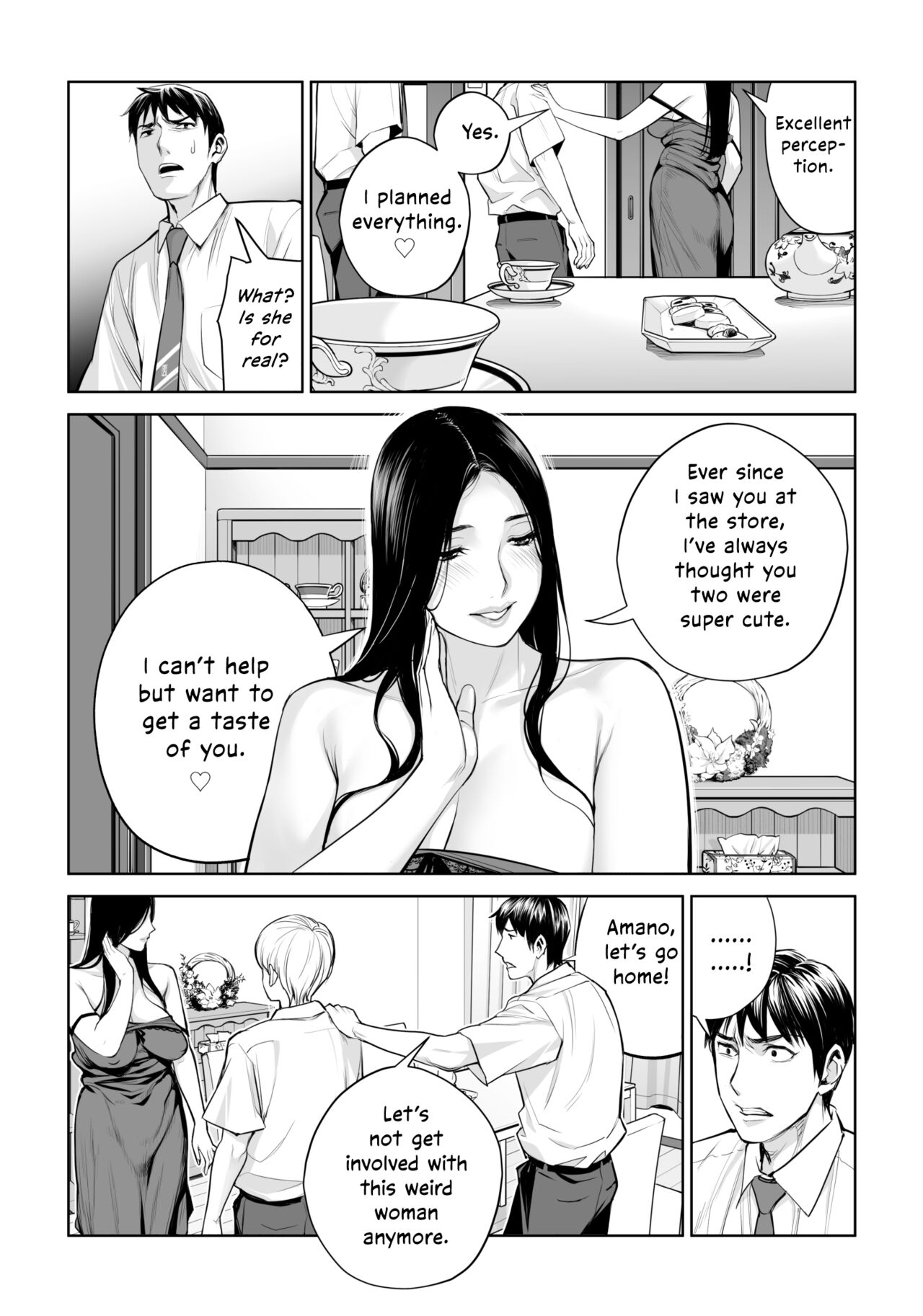 [HGT Labo (Tsusauto)]Kurokami Onna no Fudeoroshi ~Himitsu no Heya de Nakadashi Sasete Ageru wa~[English] [Vivid Rabbit Translation] Page 38