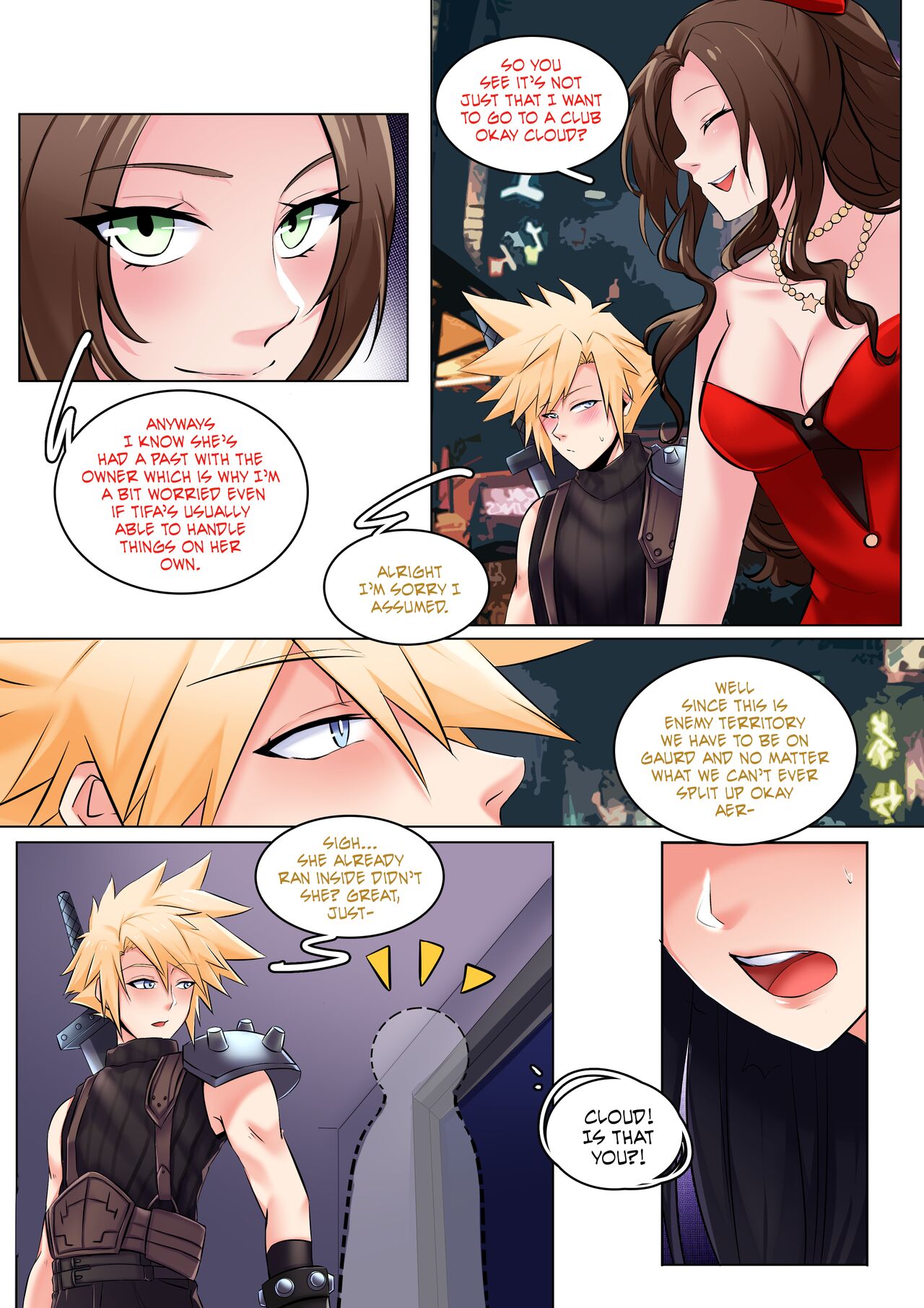 [MeowWithMe]Final Fantasy 7: Honey Bee Inn Page 4