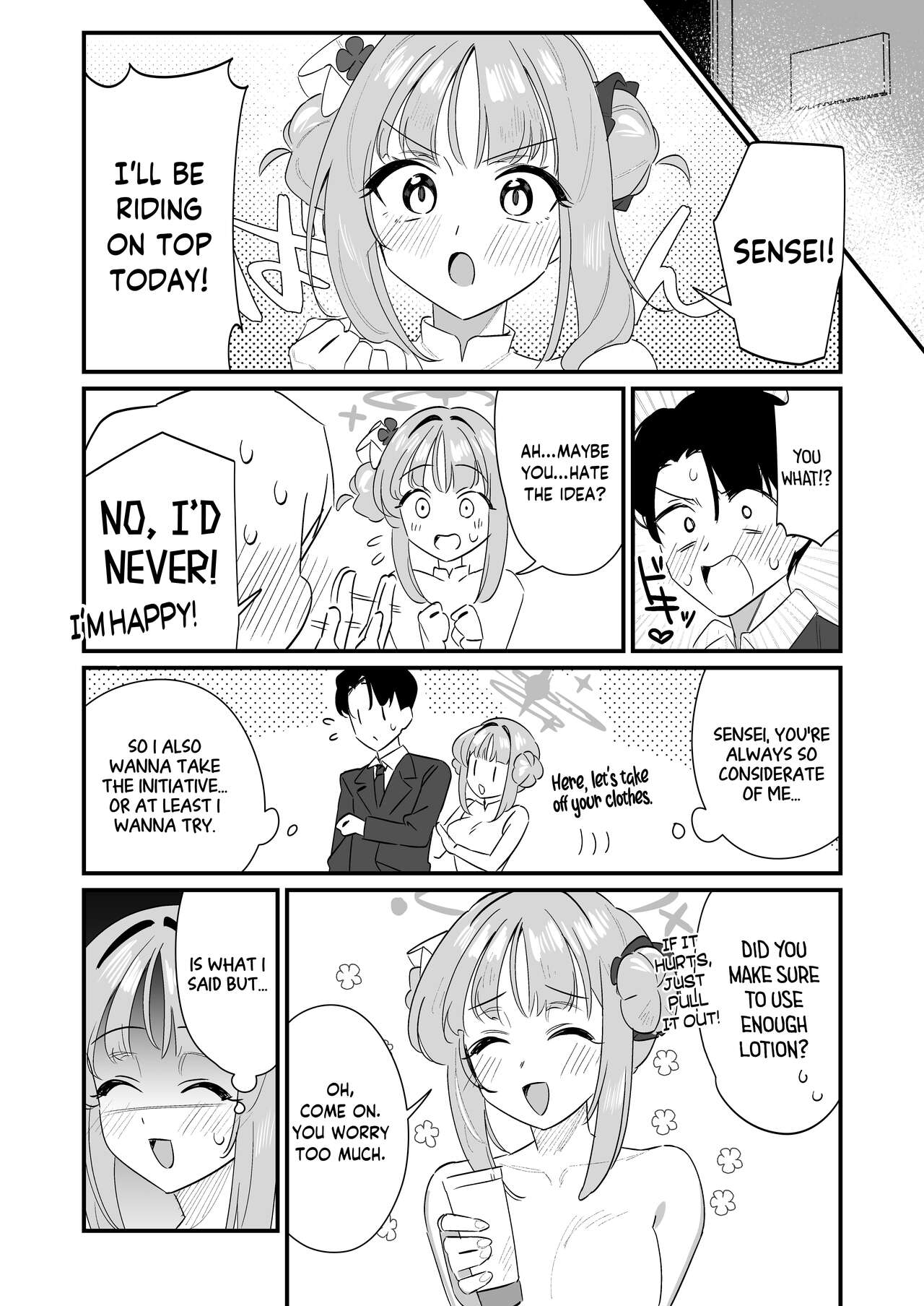 [Samayou Majin (Saionji Mayoi)]Konya wa Semetai Ohime-sama! | Tonight the Princess wants to take the lead(Blue Archive) [English] [Tea Party Scans] [Digital] Page 13