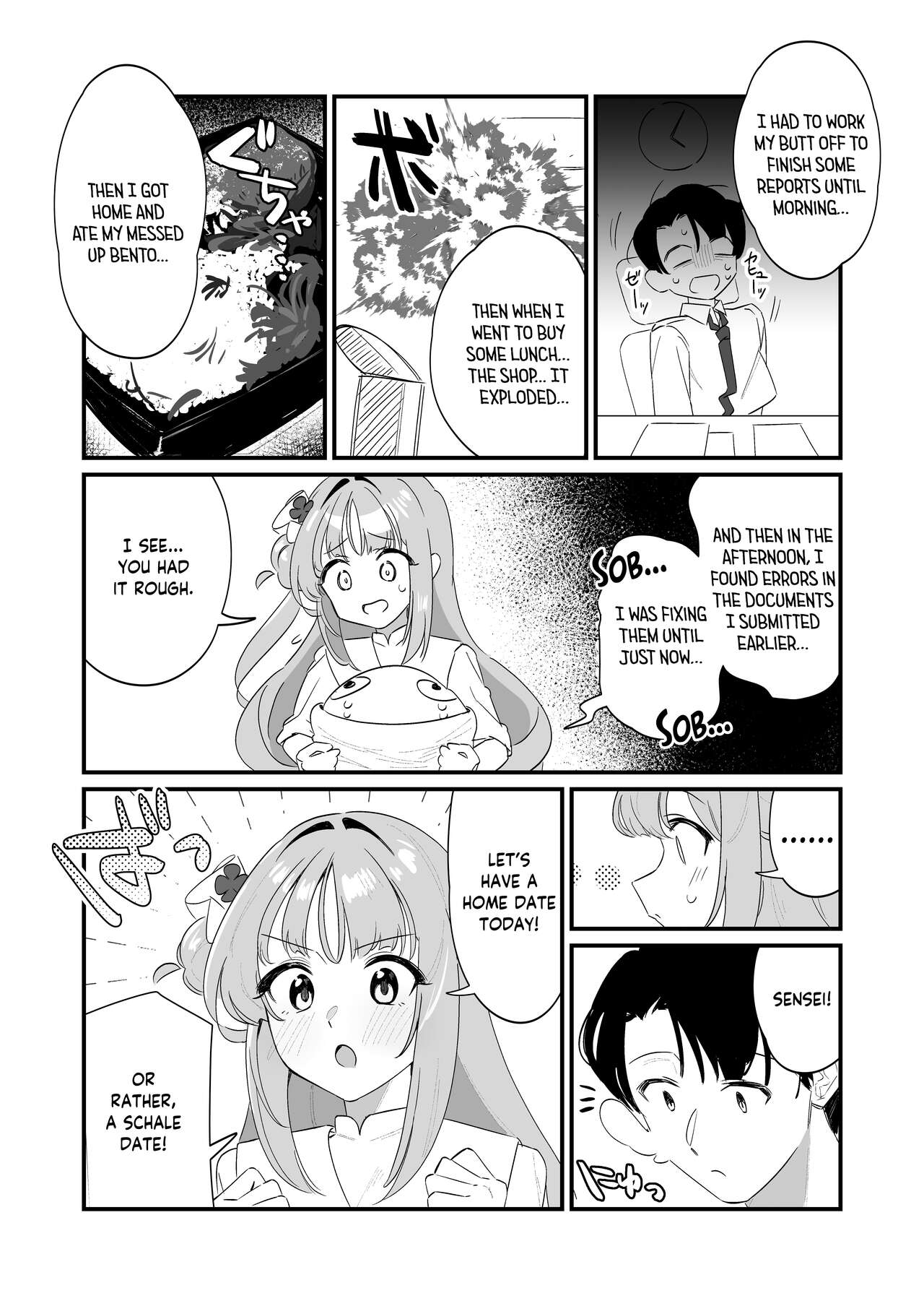 [Samayou Majin (Saionji Mayoi)]Konya wa Semetai Ohime-sama! | Tonight the Princess wants to take the lead(Blue Archive) [English] [Tea Party Scans] [Digital] Page 4