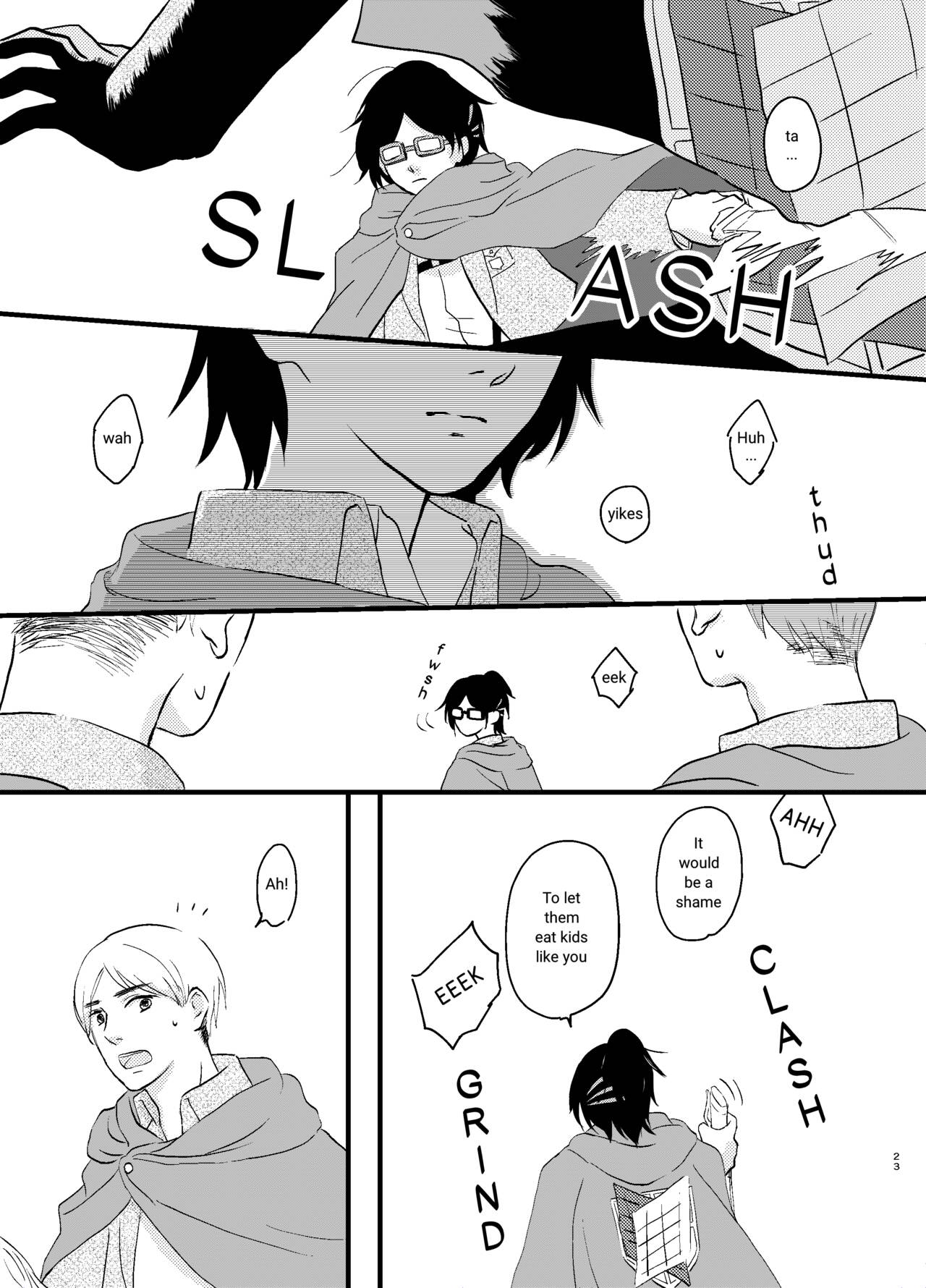 [halation (Nishikawa Haruki)]Bokura no Hange-san(Shingeki no Kyojin) [English] [YoshidaEri] Page 20