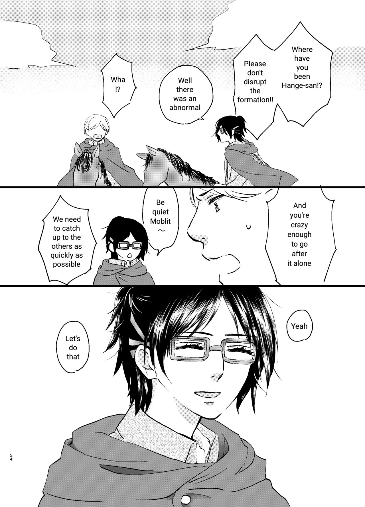 [halation (Nishikawa Haruki)]Bokura no Hange-san(Shingeki no Kyojin) [English] [YoshidaEri] Page 21