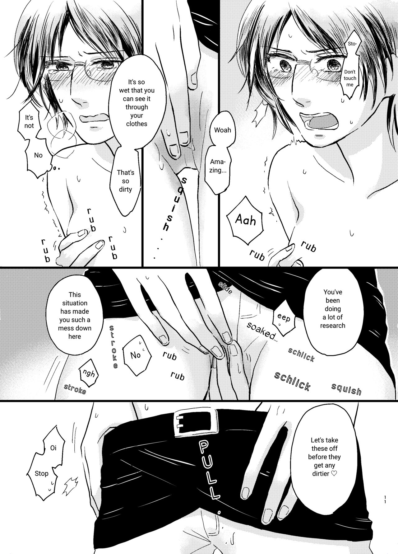 [halation (Nishikawa Haruki)]Bokura no Hange-san(Shingeki no Kyojin) [English] [YoshidaEri] Page 8