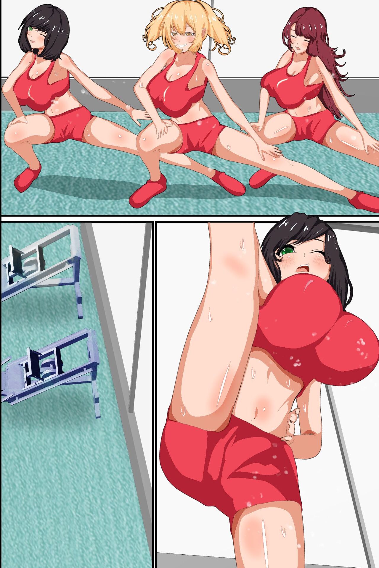 [DL Mate]Sennou Gym de Kyonyuu de hikishimatta Nyotai Ana ni hame makuru Training[English] [yunarukamimakotoyuki] [ENG MTL] Page 44