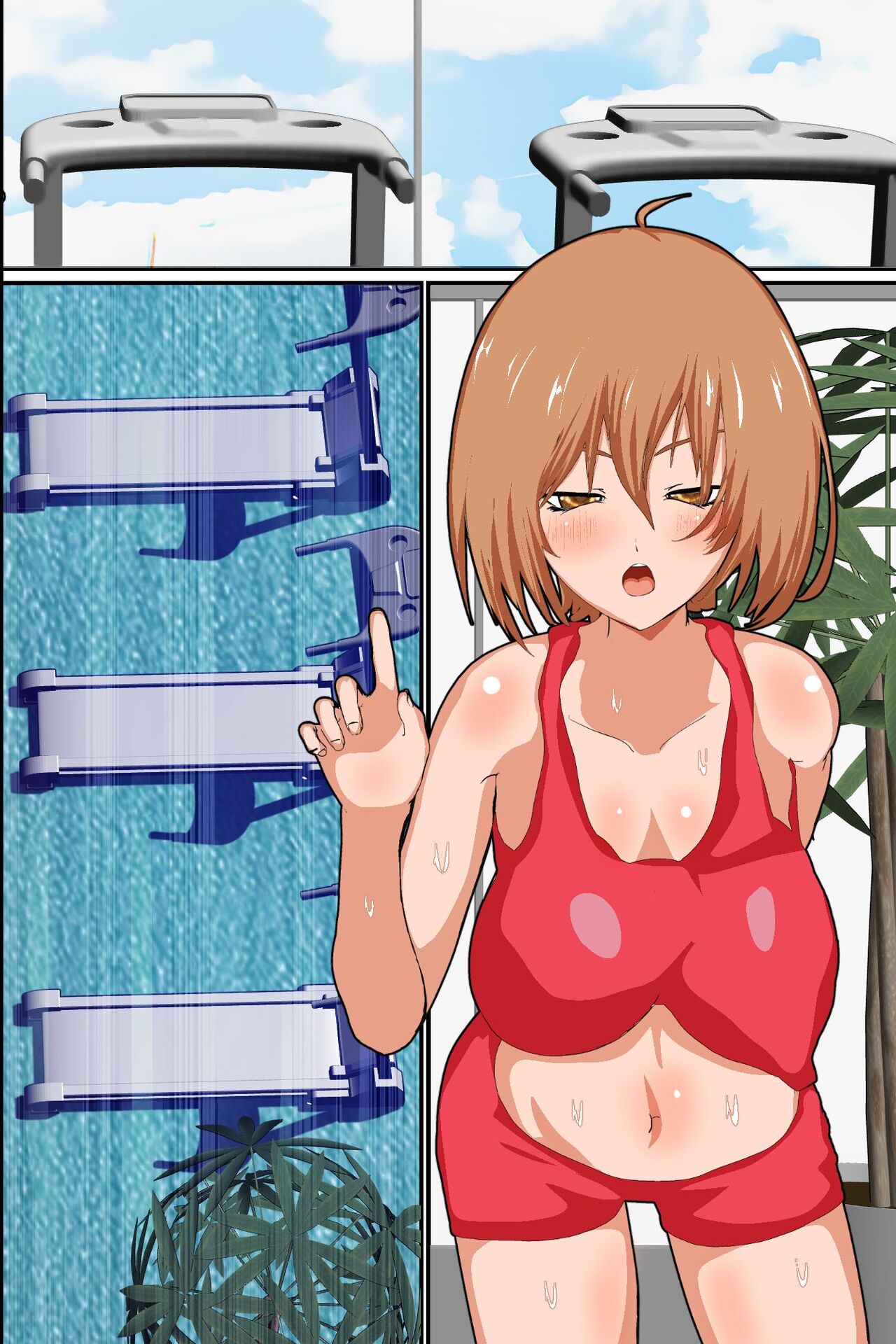 [DL Mate]Sennou Gym de Kyonyuu de hikishimatta Nyotai Ana ni hame makuru Training[English] [yunarukamimakotoyuki] [ENG MTL] Page 46