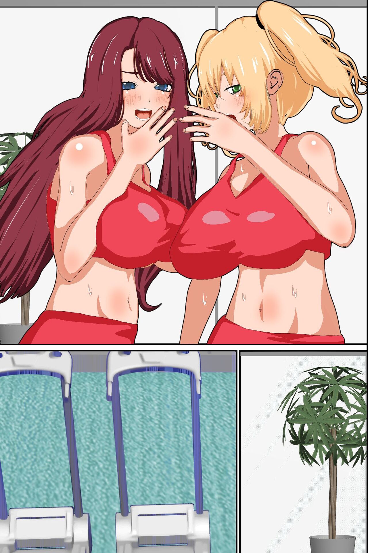 [DL Mate]Sennou Gym de Kyonyuu de hikishimatta Nyotai Ana ni hame makuru Training[English] [yunarukamimakotoyuki] [ENG MTL] Page 47