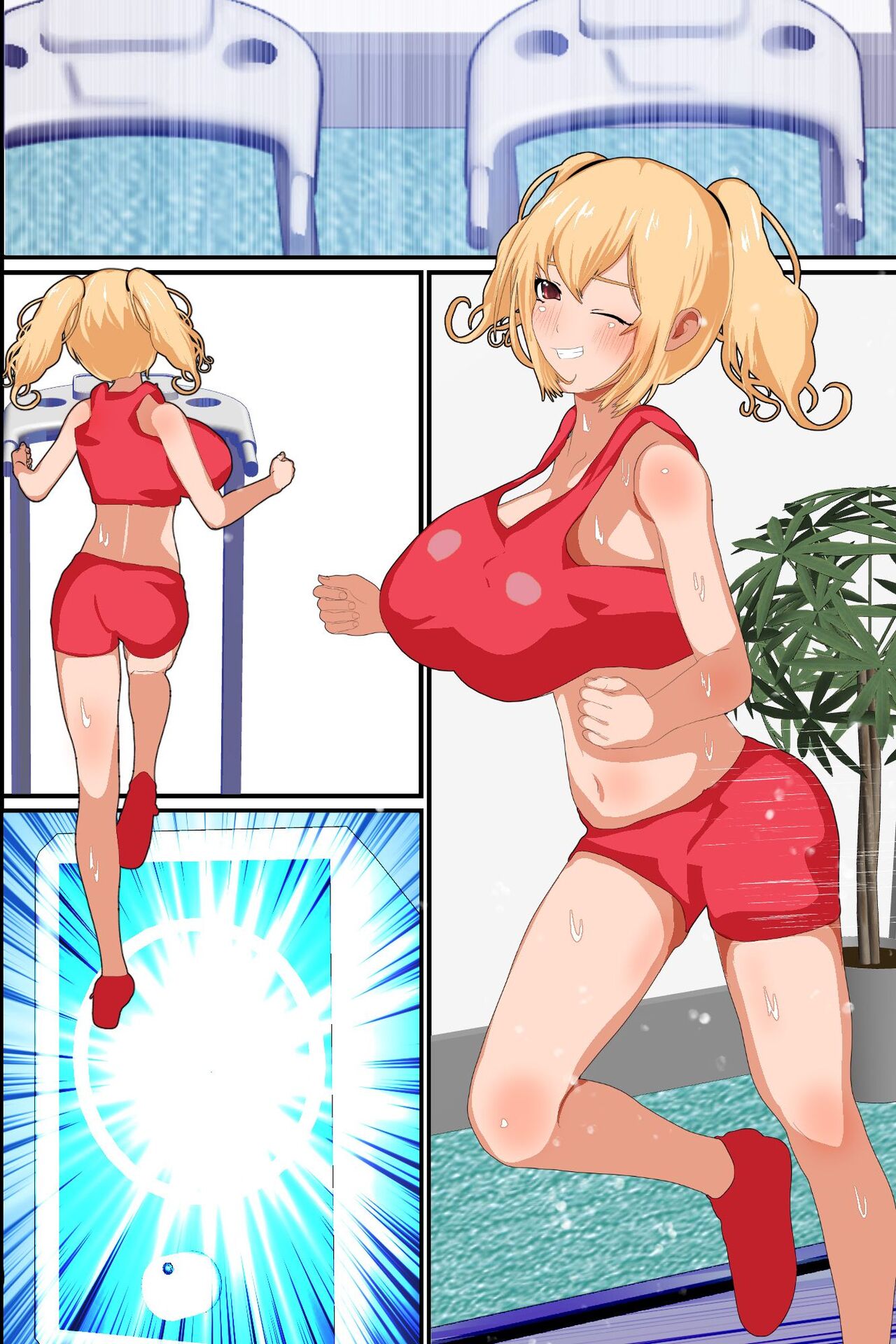 [DL Mate]Sennou Gym de Kyonyuu de hikishimatta Nyotai Ana ni hame makuru Training[English] [yunarukamimakotoyuki] [ENG MTL] Page 48