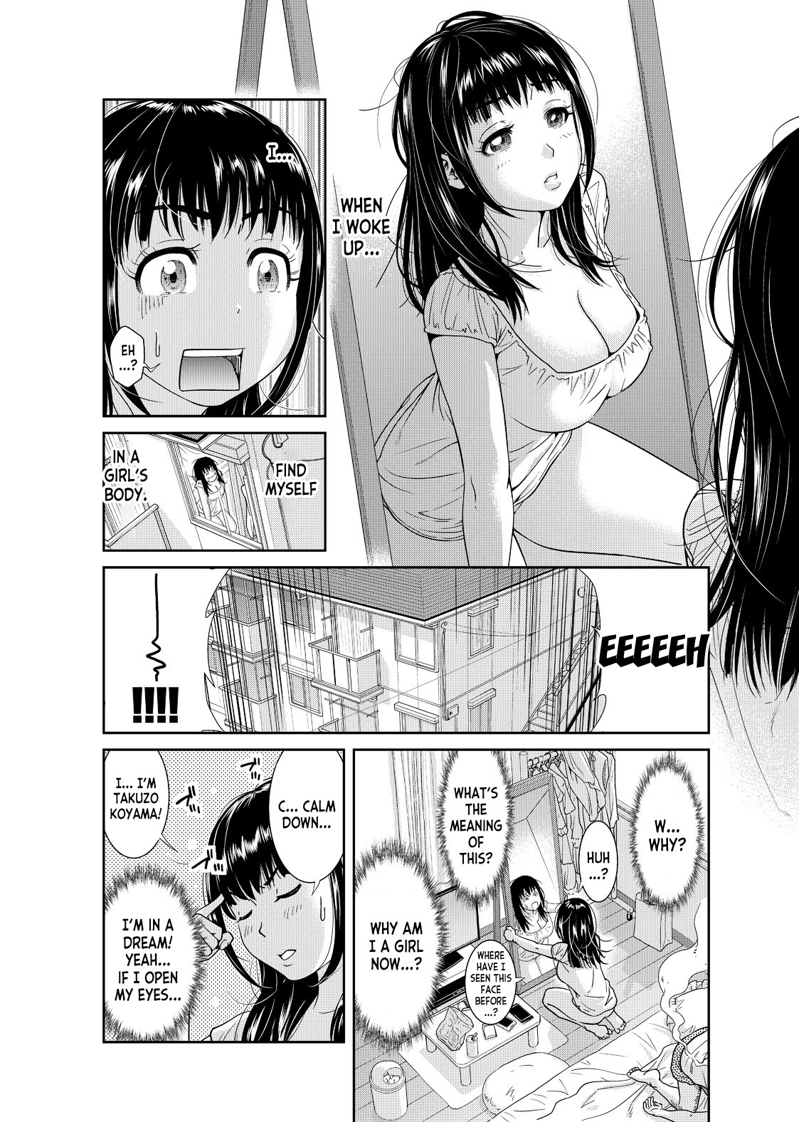 [Mohu2factory]Ore to Anoko no Nyotaika Change ~Naka de Ittara Koutai Shite ne?~ 1[English] [desudesu] Page 3