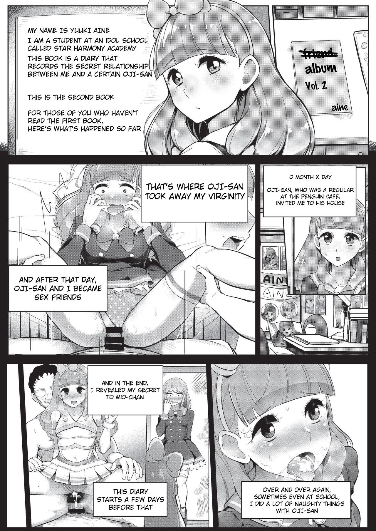 [From Nou Kanja no Kai (Tyranu)]Aine no Tomodachi Diary Vol. 2(Aikatsu Friends!) [English] [Digital] Page 2