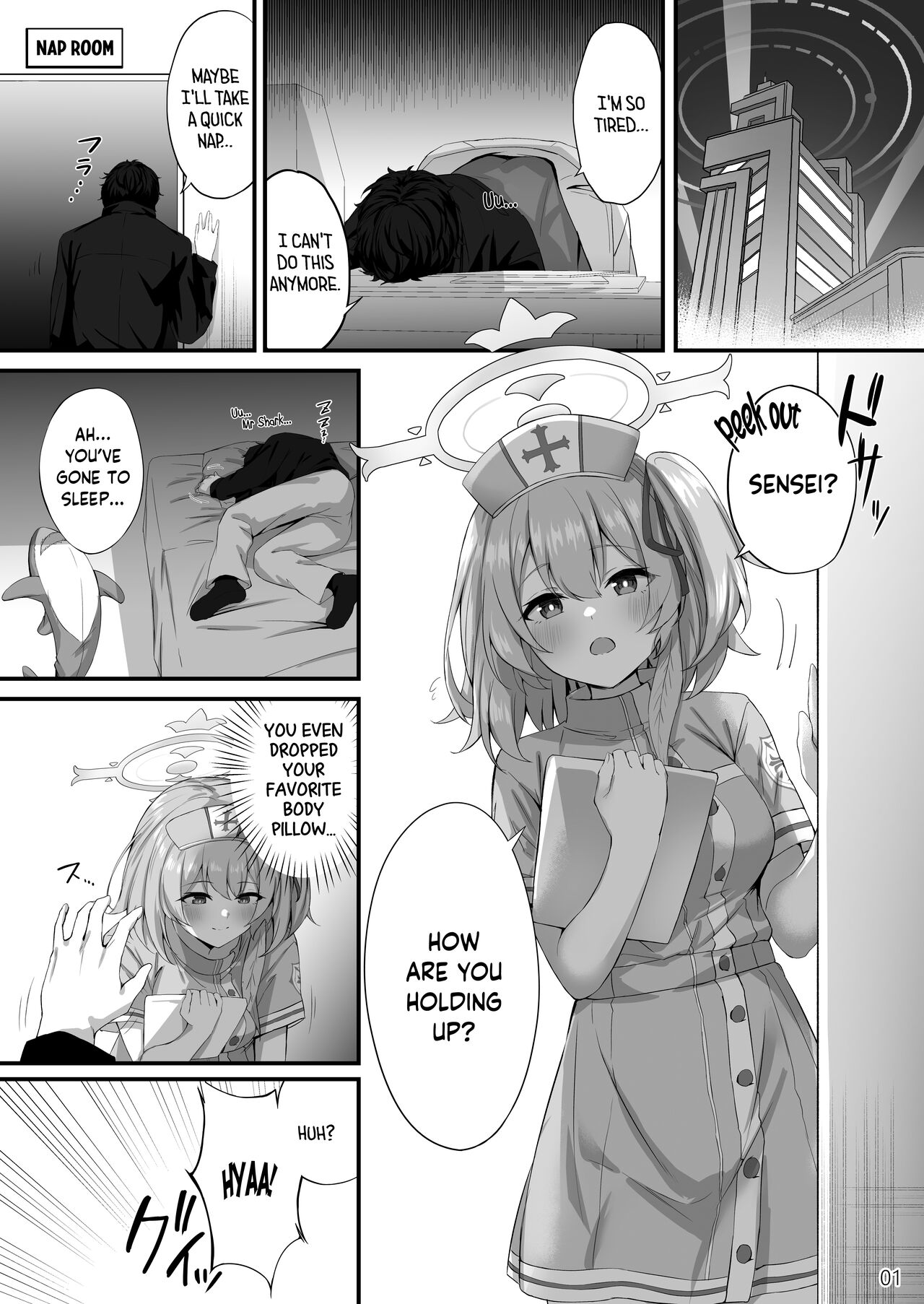 [NNL (Mary-san)]Sensei, Okagen Dou desu ka? | Sensei, how are you holding up?(Blue Archive) [English] [Tea Party Scans] [Digital] Page 2