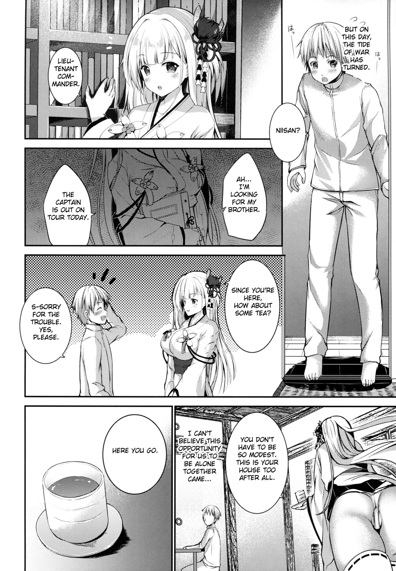 (COMIC1☆13) [TwinBox (Hanahanamaki, Sousouman)]Zutto Mae kara Suki Dattanda!(Azur Lane) [English] [FC] Page 5