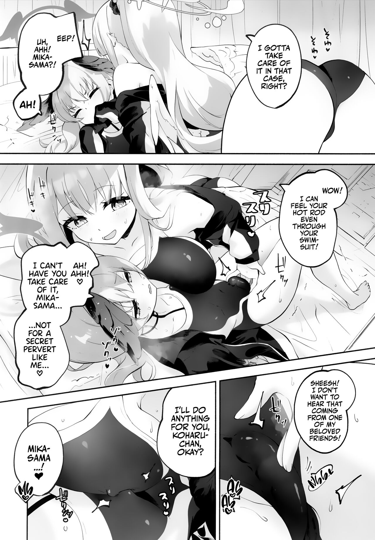(C103) [Hatogoya (Hatoharu)]Koharu-chan tte Sounanda(Blue Archive) [English] [Team Rabu2] Page 21