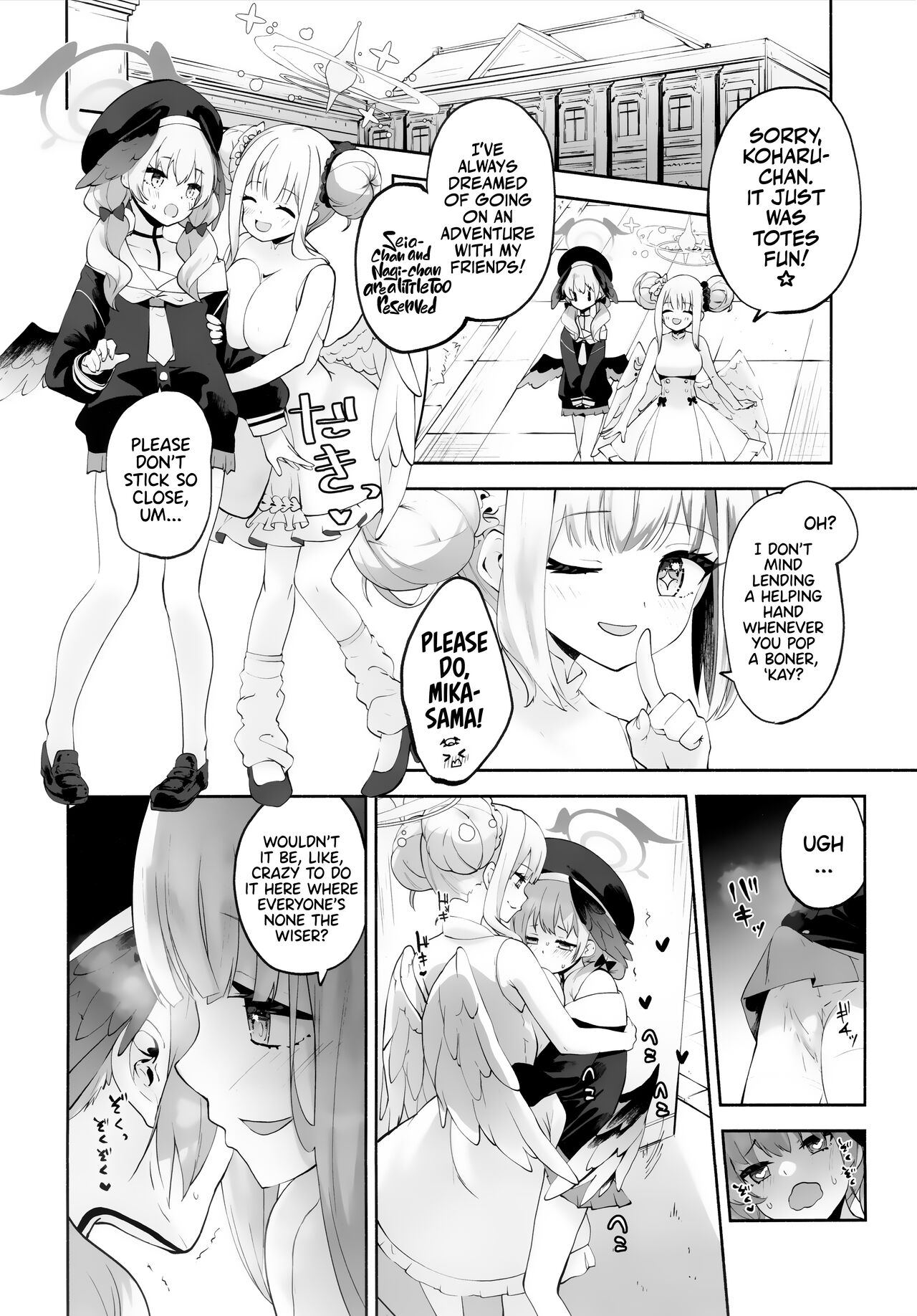 (C103) [Hatogoya (Hatoharu)]Koharu-chan tte Sounanda(Blue Archive) [English] [Team Rabu2] Page 27