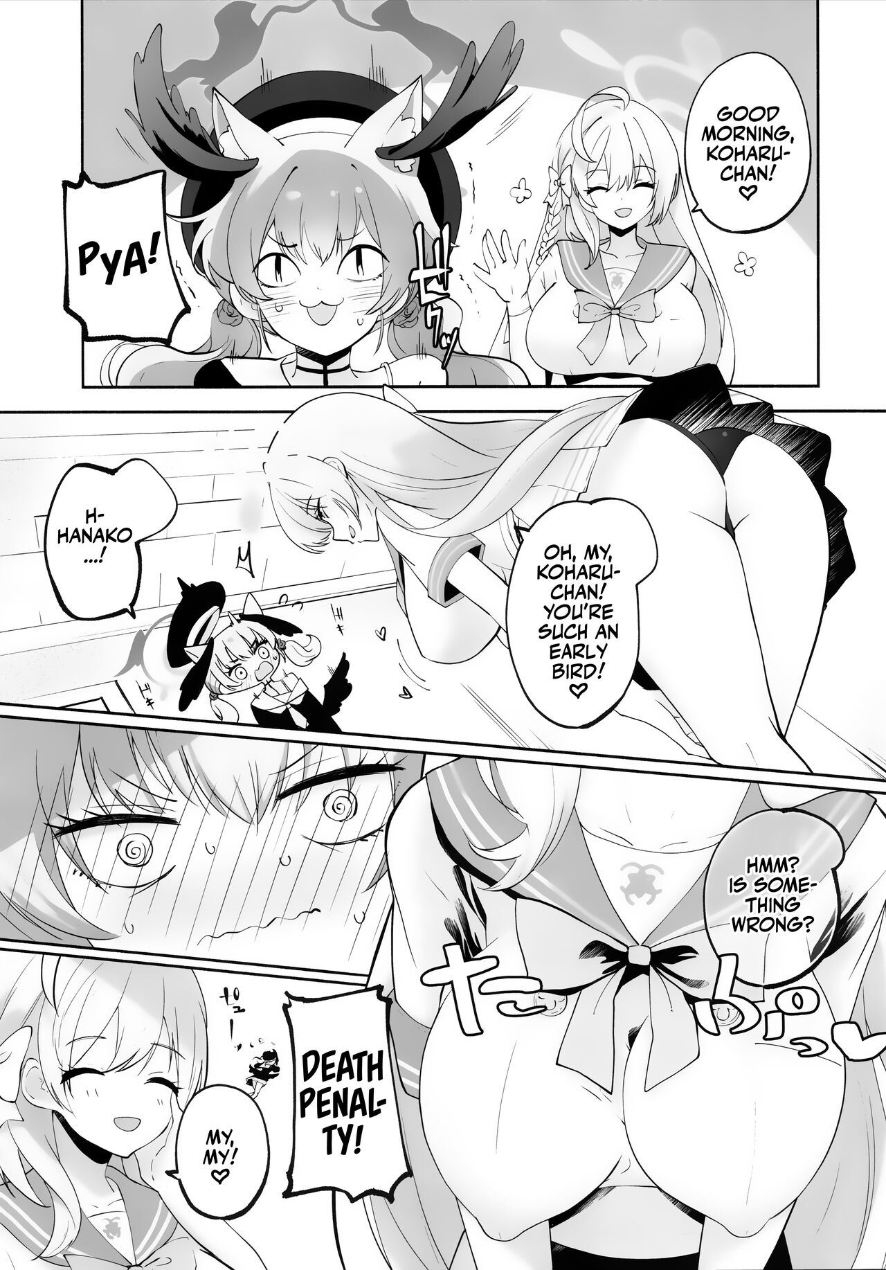 (C103) [Hatogoya (Hatoharu)]Koharu-chan tte Sounanda(Blue Archive) [English] [Team Rabu2] Page 6