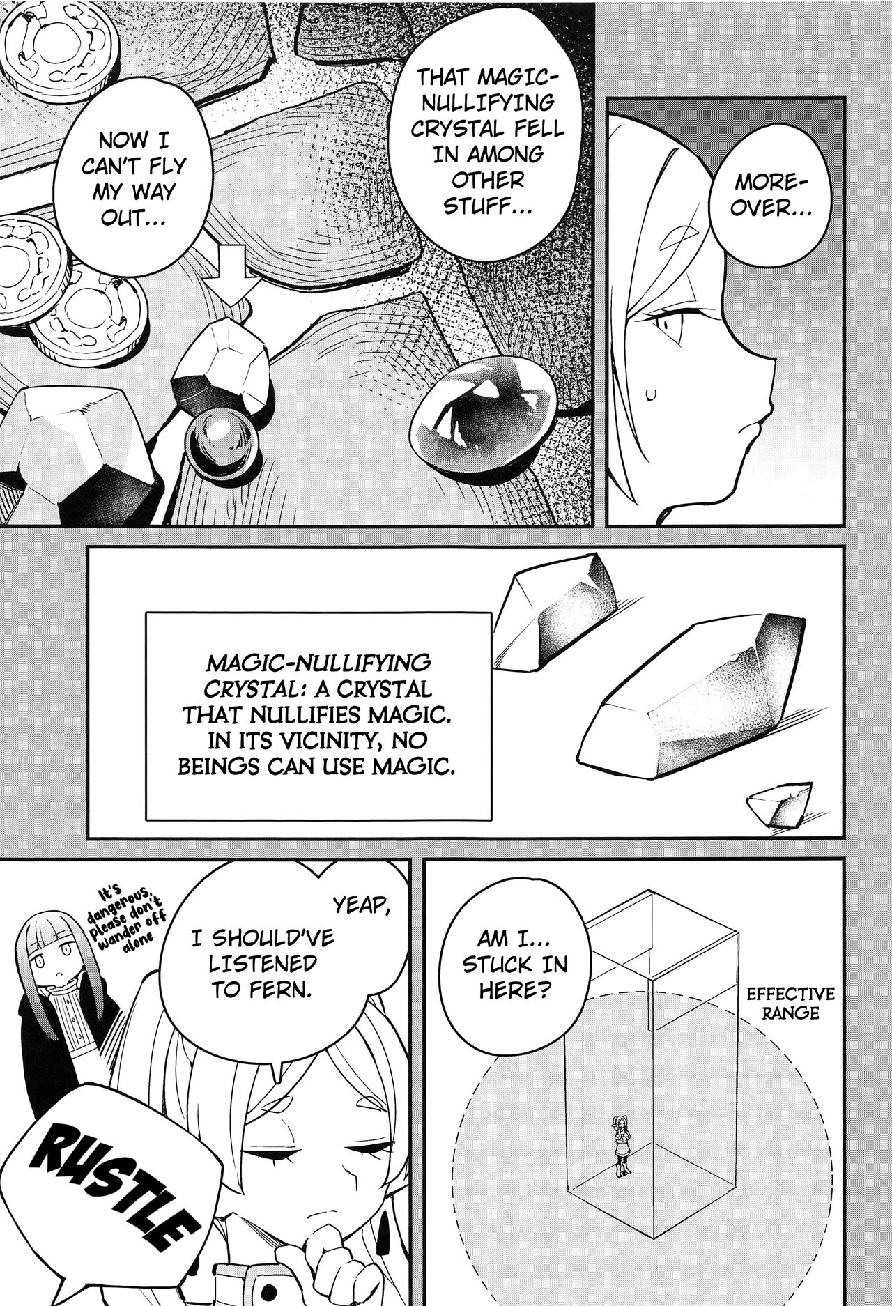 (C103) [Tanaka-ke no Kamo (Tanaka Ahiru)]Otoshiana kara no Dasshutsu(Sousou no Frieren) [English] [Kuraudo] Page 4