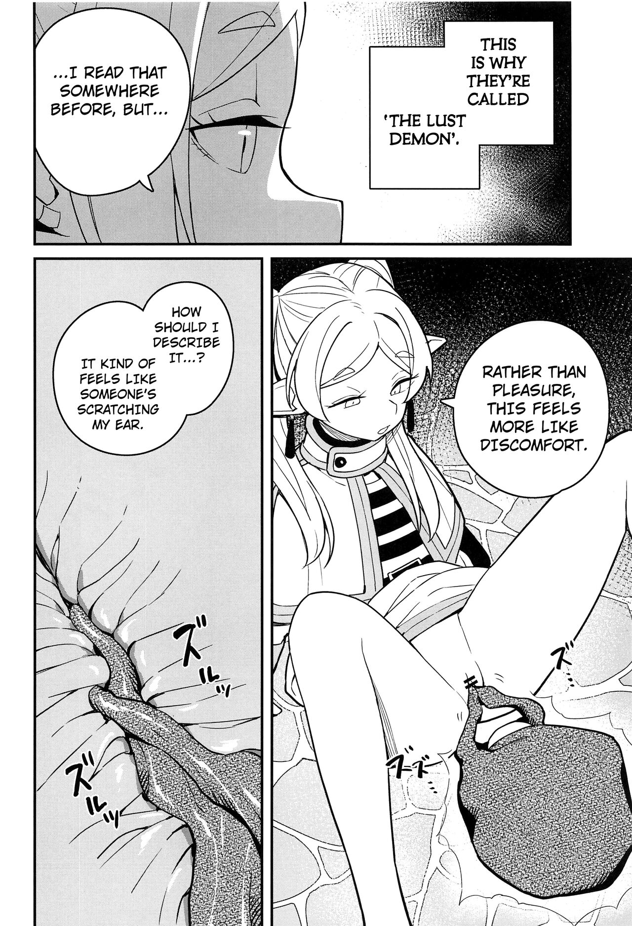 (C103) [Tanaka-ke no Kamo (Tanaka Ahiru)]Otoshiana kara no Dasshutsu(Sousou no Frieren) [English] [Kuraudo] Page 9