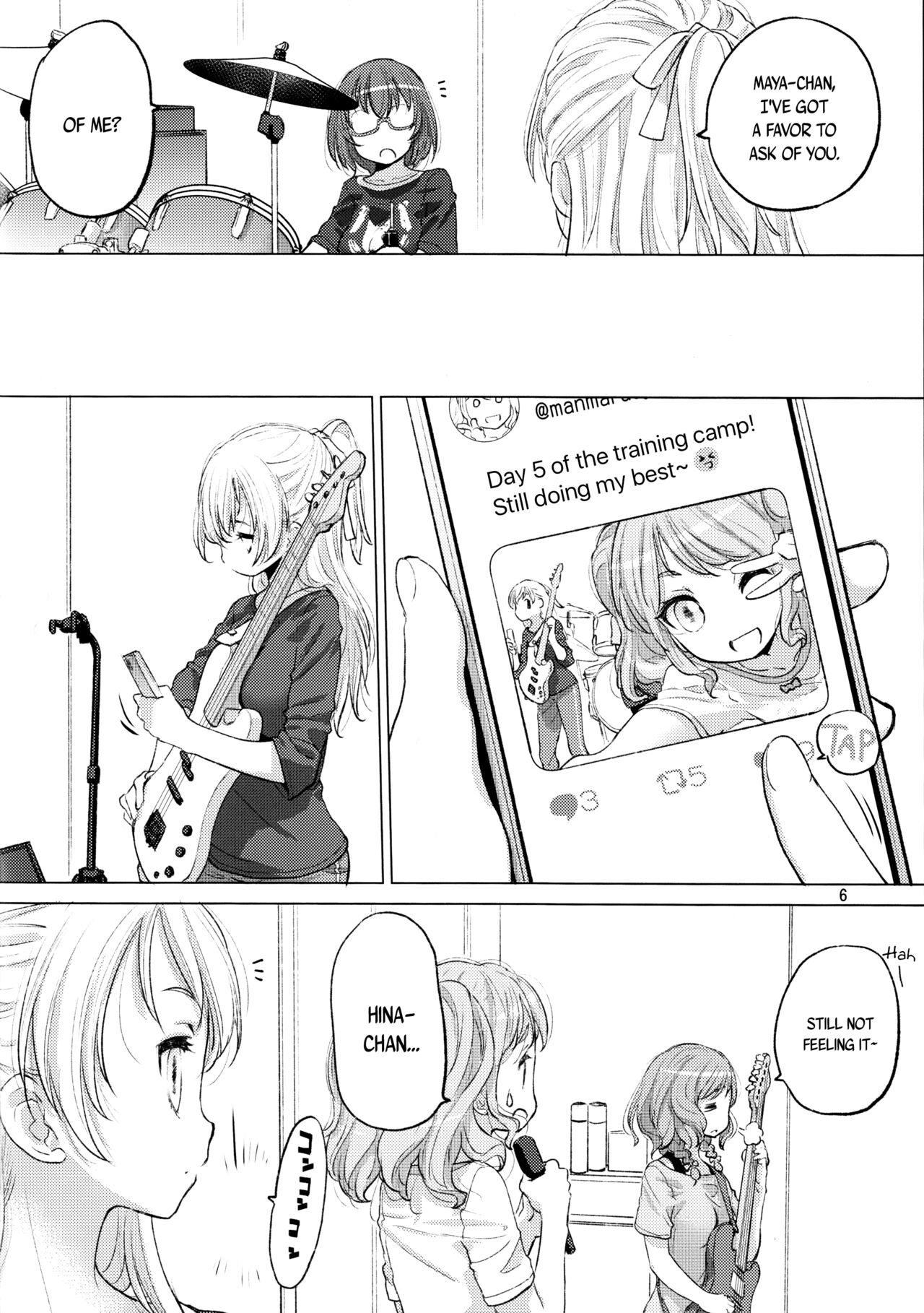 (C99) [VOLUTES (Kurogane Kenn)]Futago no Kyuusoku - Le Repos des Jumelles | The Twins' Relaxation(BanG Dream!) [English] [/u/ scanlations] Page 6