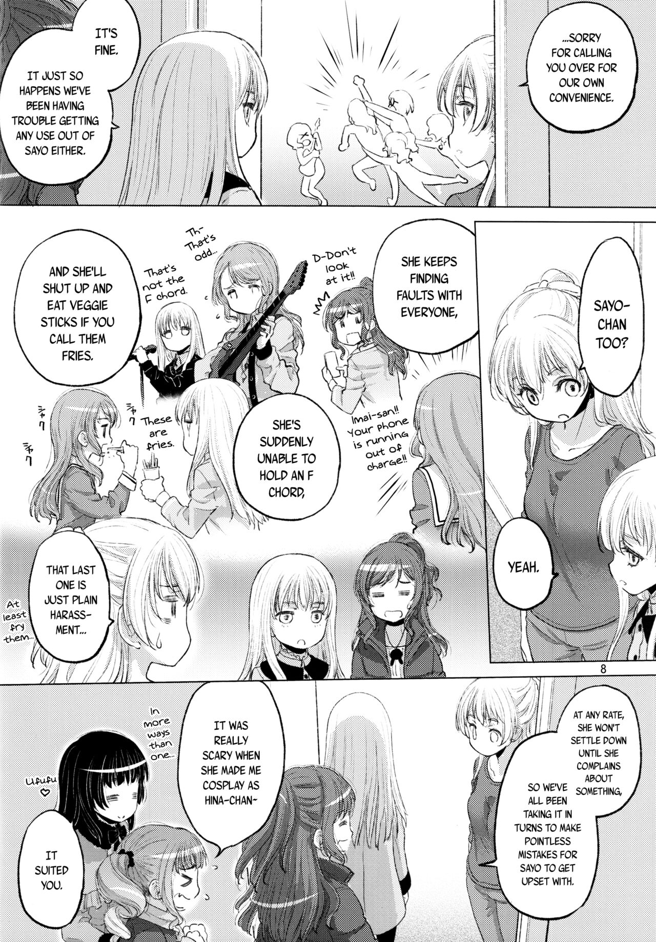 (C99) [VOLUTES (Kurogane Kenn)]Futago no Kyuusoku - Le Repos des Jumelles | The Twins' Relaxation(BanG Dream!) [English] [/u/ scanlations] Page 8