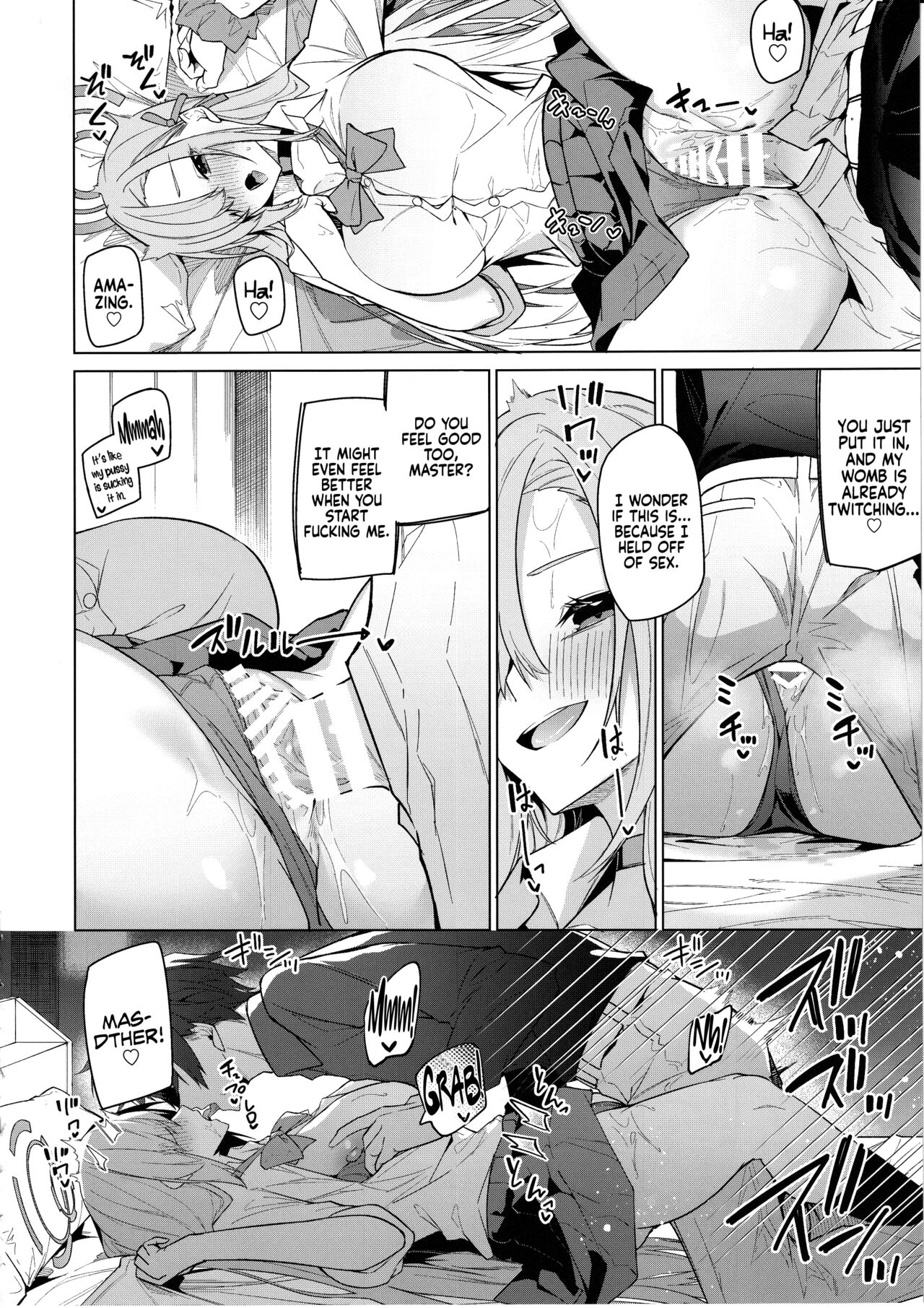 (C103) [Jun Tokuchuu Kuro Mask (Hetaren)]Asuna to Isshuukan Go ni. | With Asuna after a week apart.(Blue Archive) [Coffedrug] [English] Page 7