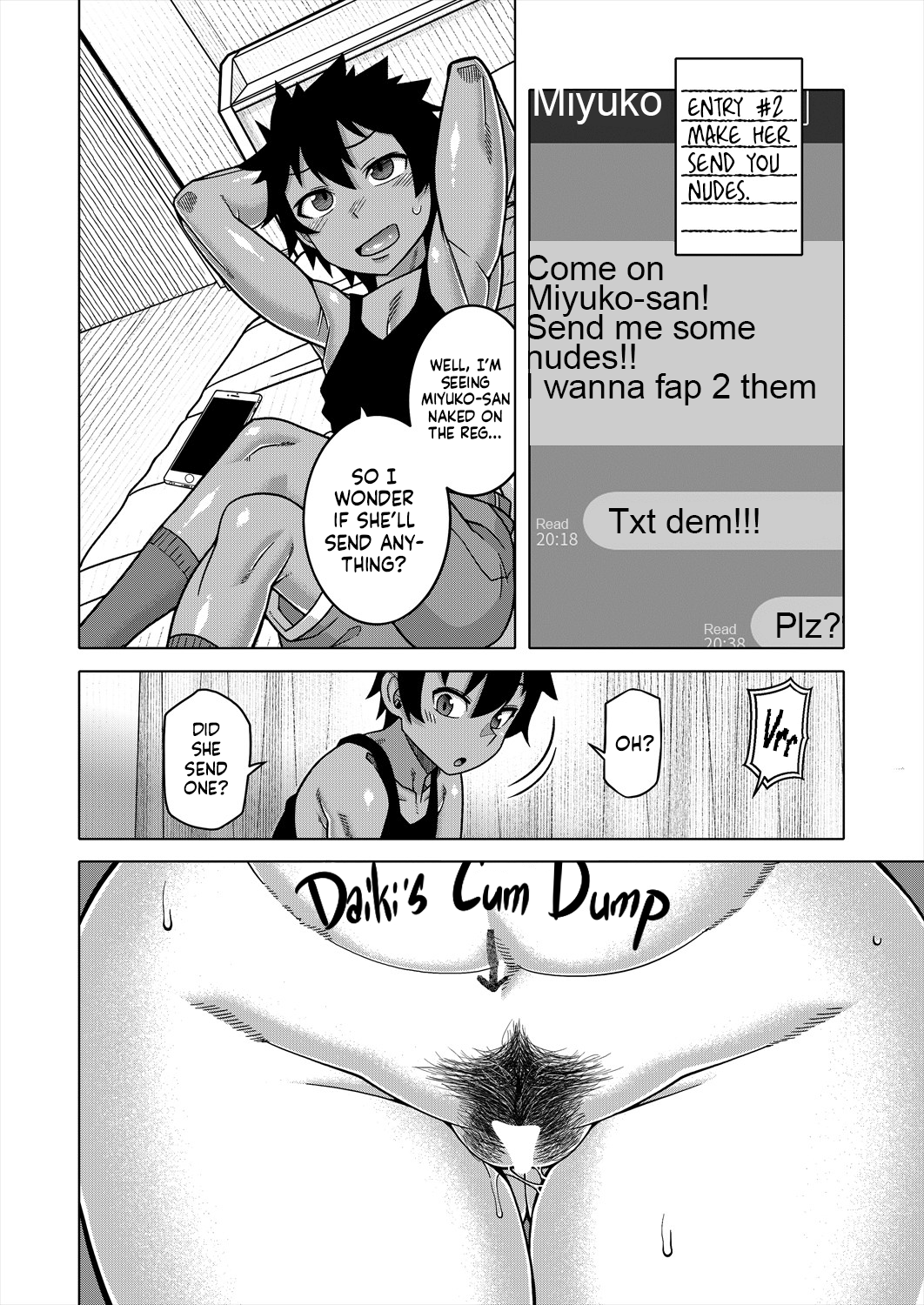[Takatsu]Boku no Kaa-chan to Ore no Mama Ch. 3(COMIC MILF 2024-04 Vol. 77) [English] [flash11] [Digital] Page 10
