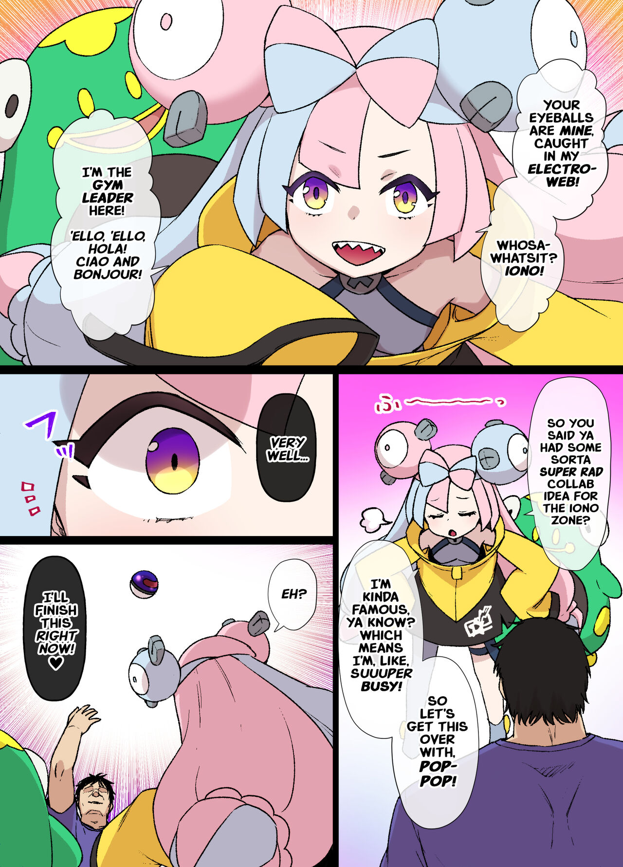 [Kusayarou]Slave Ball Sennou ~Nanjamo & Harabarie Hen~ | Slave Ball Brainwashing: Iono and Bellibolt(Pokémon Scarlet & Violet) Page 15