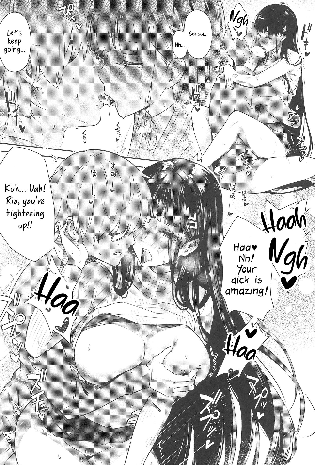 (C102) [Shiro no Ie (Yochiki)]Rio-chan wa Otosaretai. | Rio Wants to Fall in Love.(Blue Archive) [English] [ConTL] Page 28