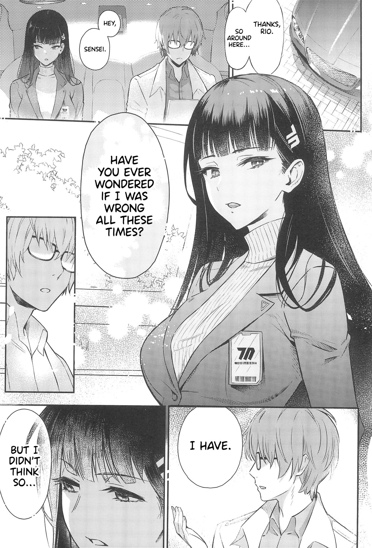 (C102) [Shiro no Ie (Yochiki)]Rio-chan wa Otosaretai. | Rio Wants to Fall in Love.(Blue Archive) [English] [ConTL] Page 7