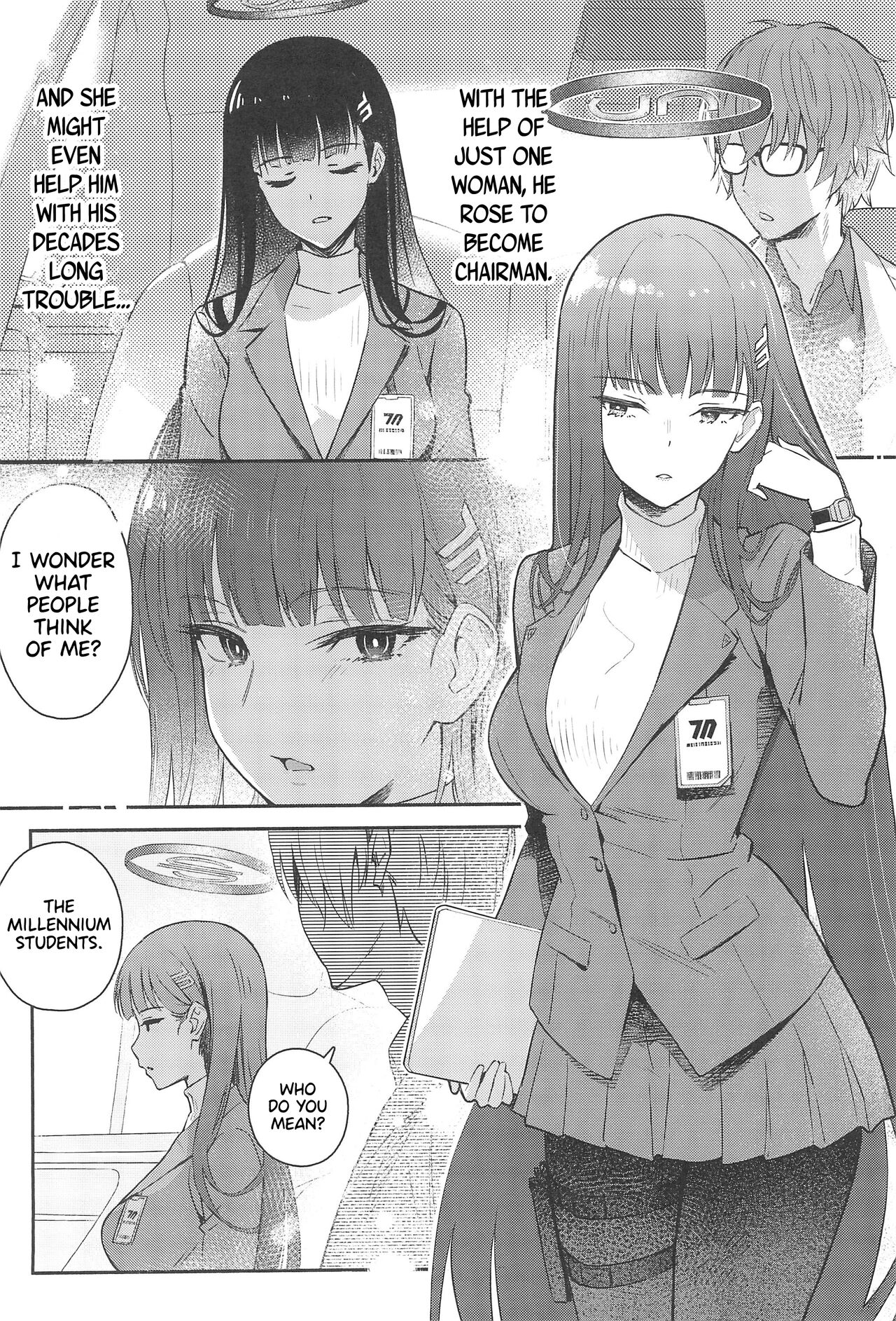 (C102) [Shiro no Ie (Yochiki)]Rio-chan wa Otosaretai. | Rio Wants to Fall in Love.(Blue Archive) [English] [ConTL] Page 8