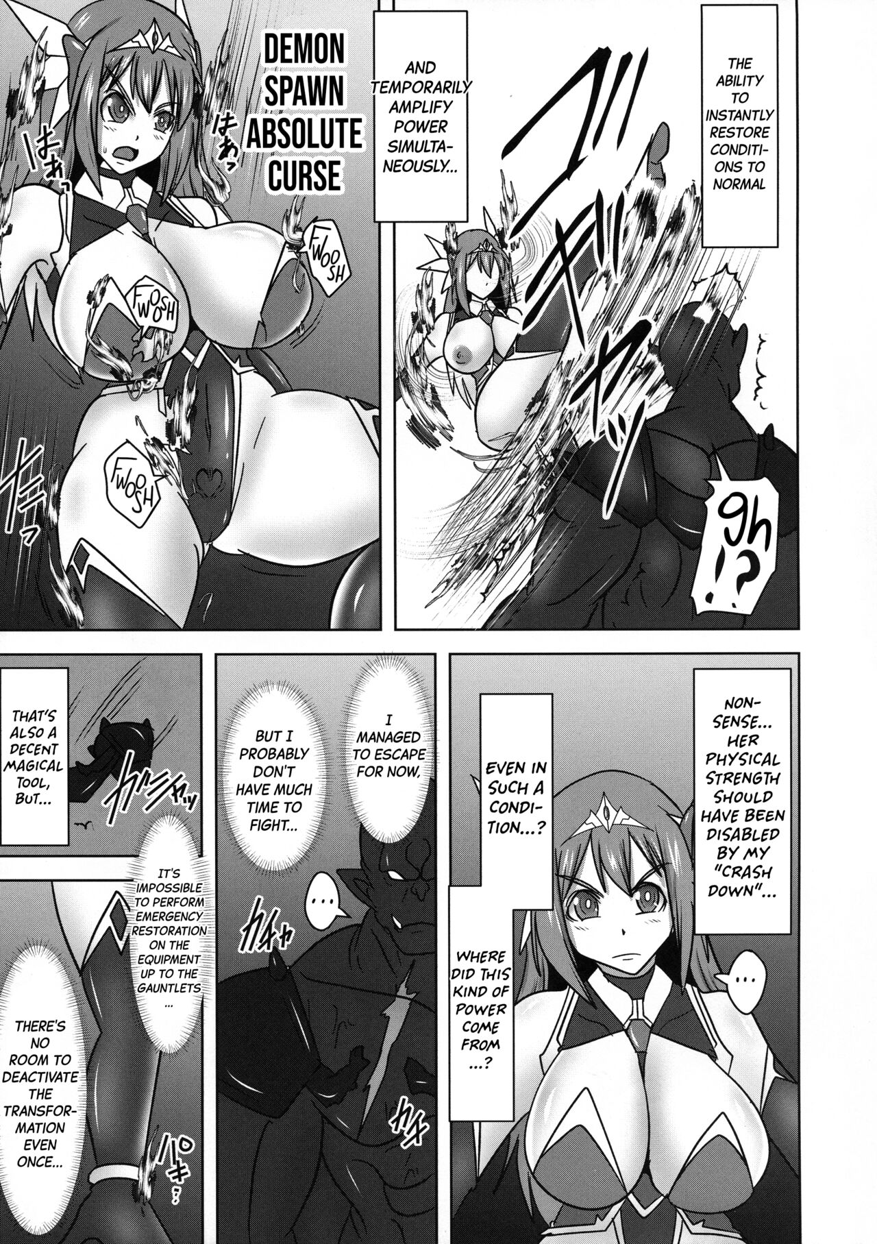 (C97) [FONETRASON (Ryutou)]Raygis Valicess Elsain "VANQUISHED SHIELD 2"[English][Black Grimoires] Page 7