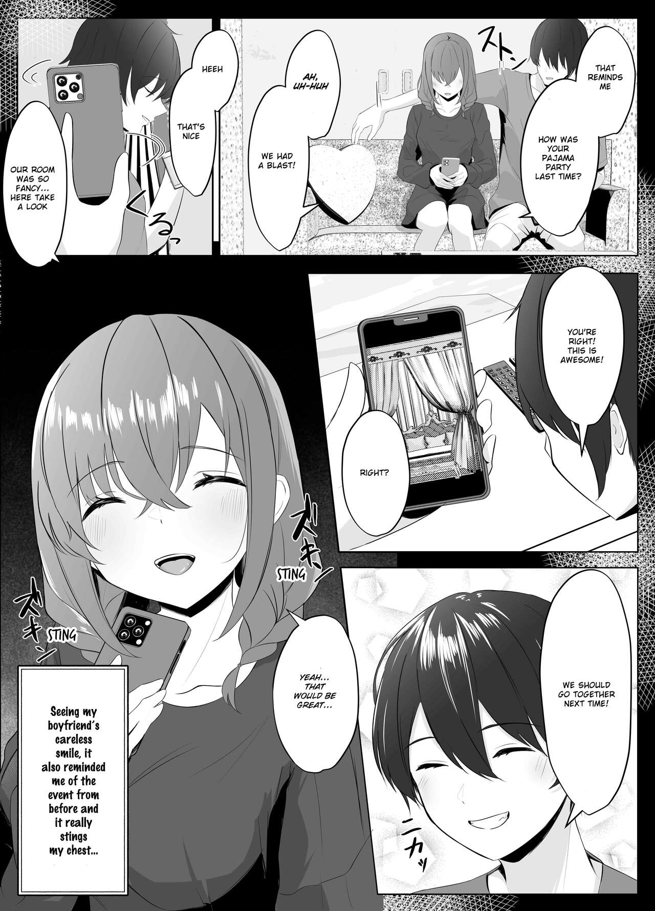 [Kuroshiba Suko]Nonke datta Kanojo ga Futanari Shinyuu ni NTR made | My Girlfriend and Her Best Friend Who NTR'd Me[English] [aoru12] Page 12