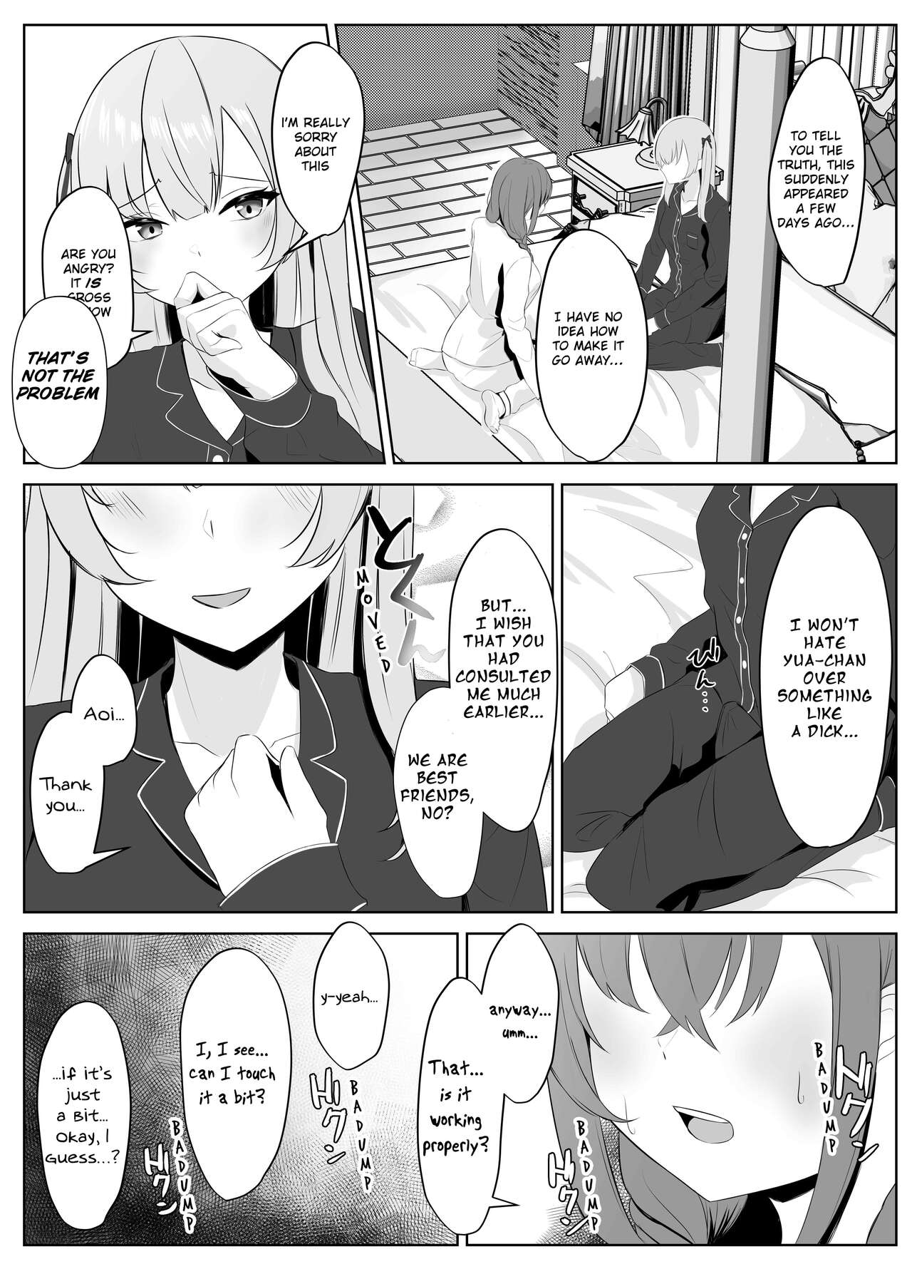 [Kuroshiba Suko]Nonke datta Kanojo ga Futanari Shinyuu ni NTR made | My Girlfriend and Her Best Friend Who NTR'd Me[English] [aoru12] Page 8