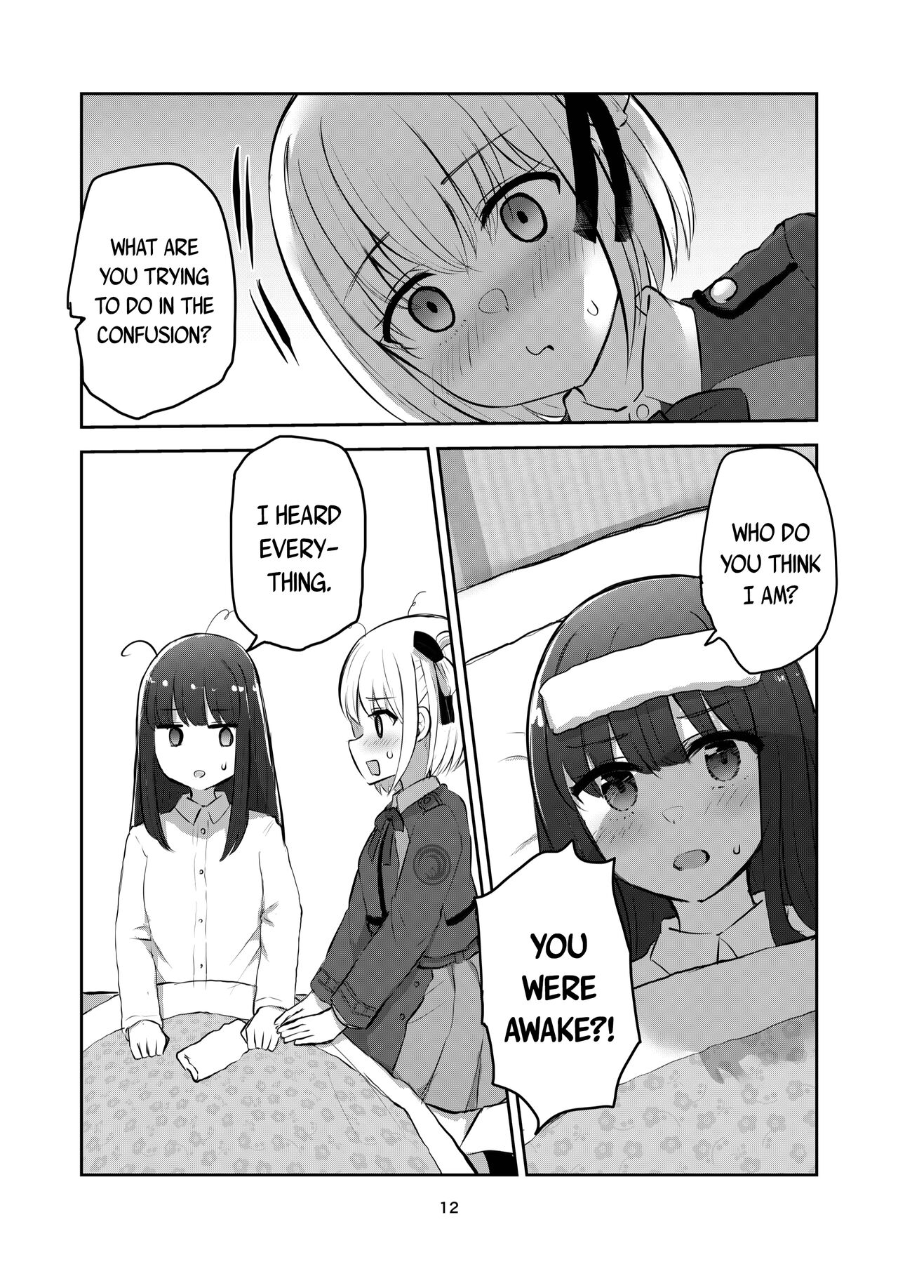[Kyou Majo! (Uemura Navia)]Kimi to Watashi no, Kankei no, Shoumei. | The Proof of Our Relationship(Lycoris Recoil) [English] [/u/ scanlations] [Digital] Page 12