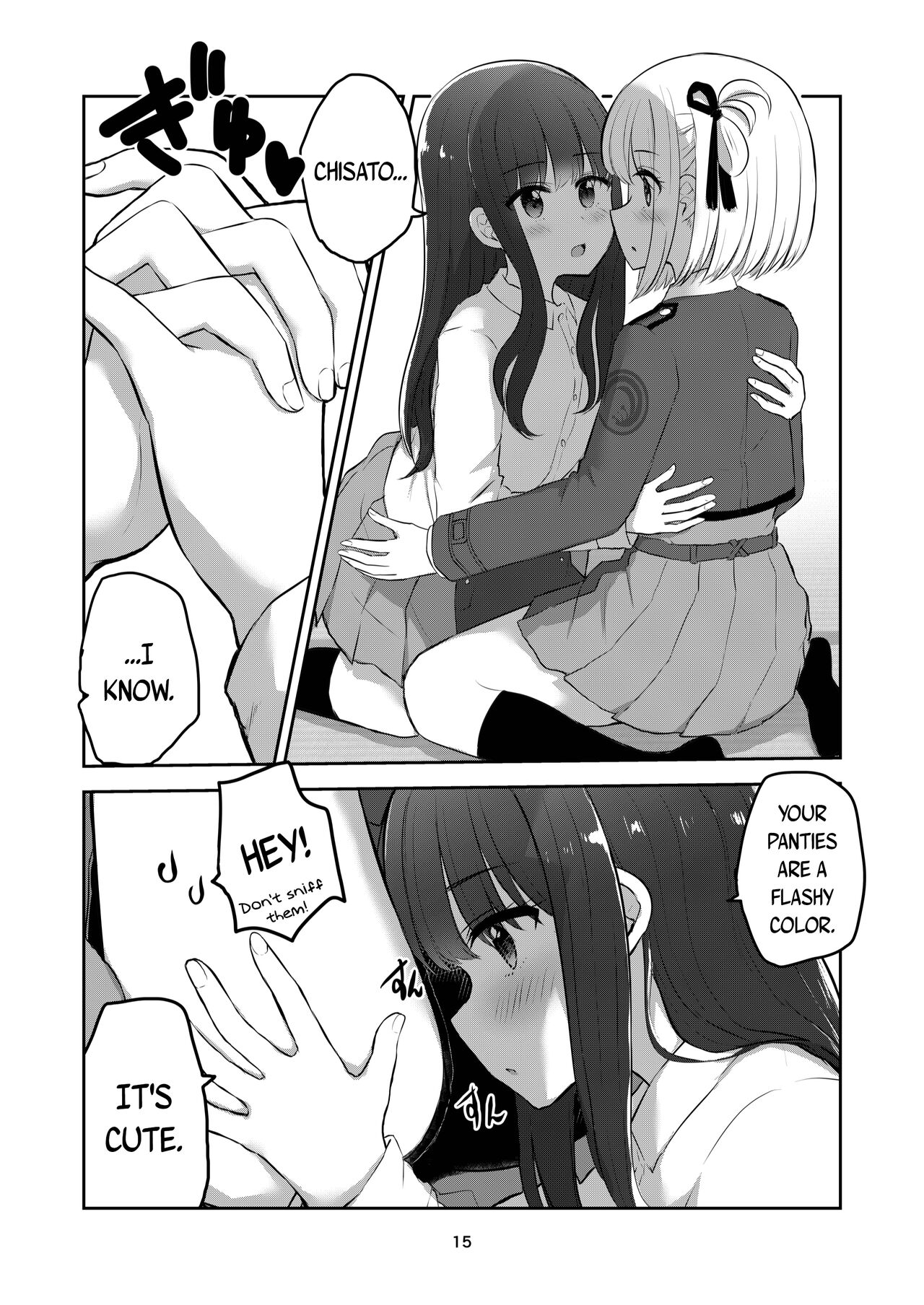 [Kyou Majo! (Uemura Navia)]Kimi to Watashi no, Kankei no, Shoumei. | The Proof of Our Relationship(Lycoris Recoil) [English] [/u/ scanlations] [Digital] Page 15