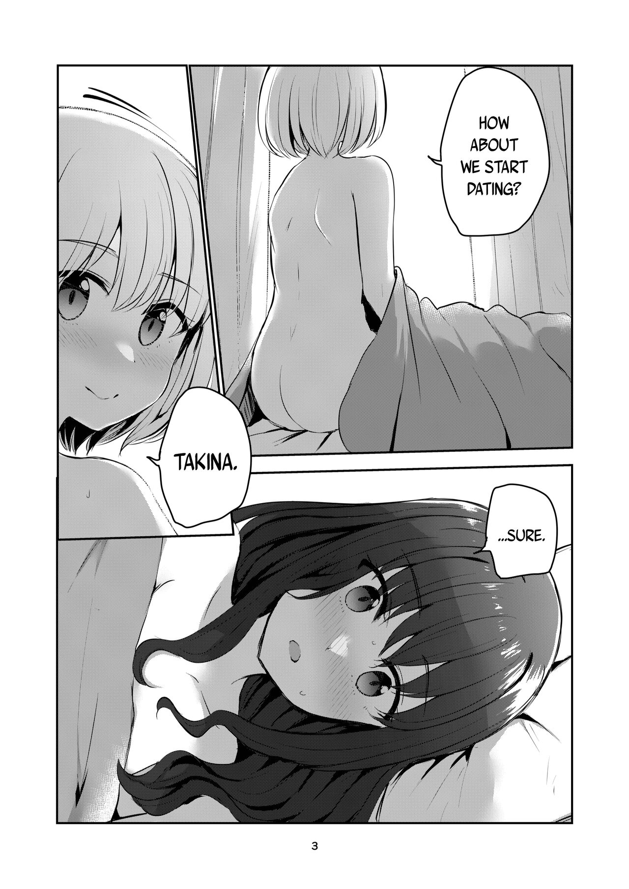 [Kyou Majo! (Uemura Navia)]Kimi to Watashi no, Kankei no, Shoumei. | The Proof of Our Relationship(Lycoris Recoil) [English] [/u/ scanlations] [Digital] Page 3