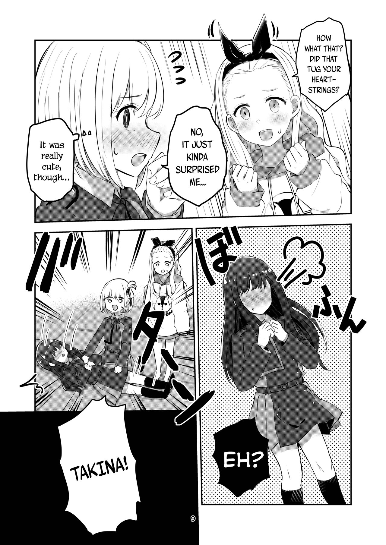 [Kyou Majo! (Uemura Navia)]Kimi to Watashi no, Kankei no, Shoumei. | The Proof of Our Relationship(Lycoris Recoil) [English] [/u/ scanlations] [Digital] Page 9