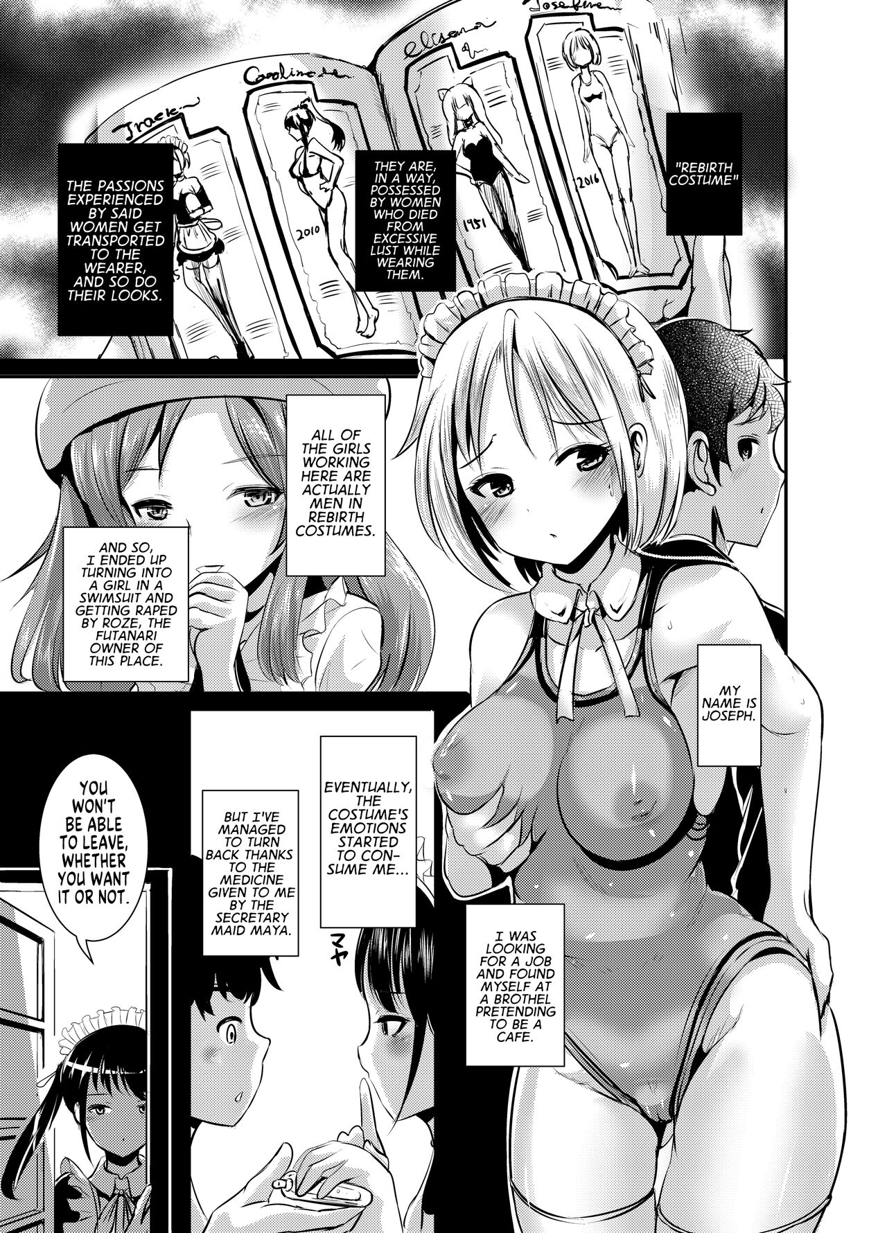 [L.P.E.G. (Marneko)]Rojiura Cafe no Trans Princess #2 Muma no Choushi to TS Fudeoroshi Sex[English] [GTF] [Digital] Page 2