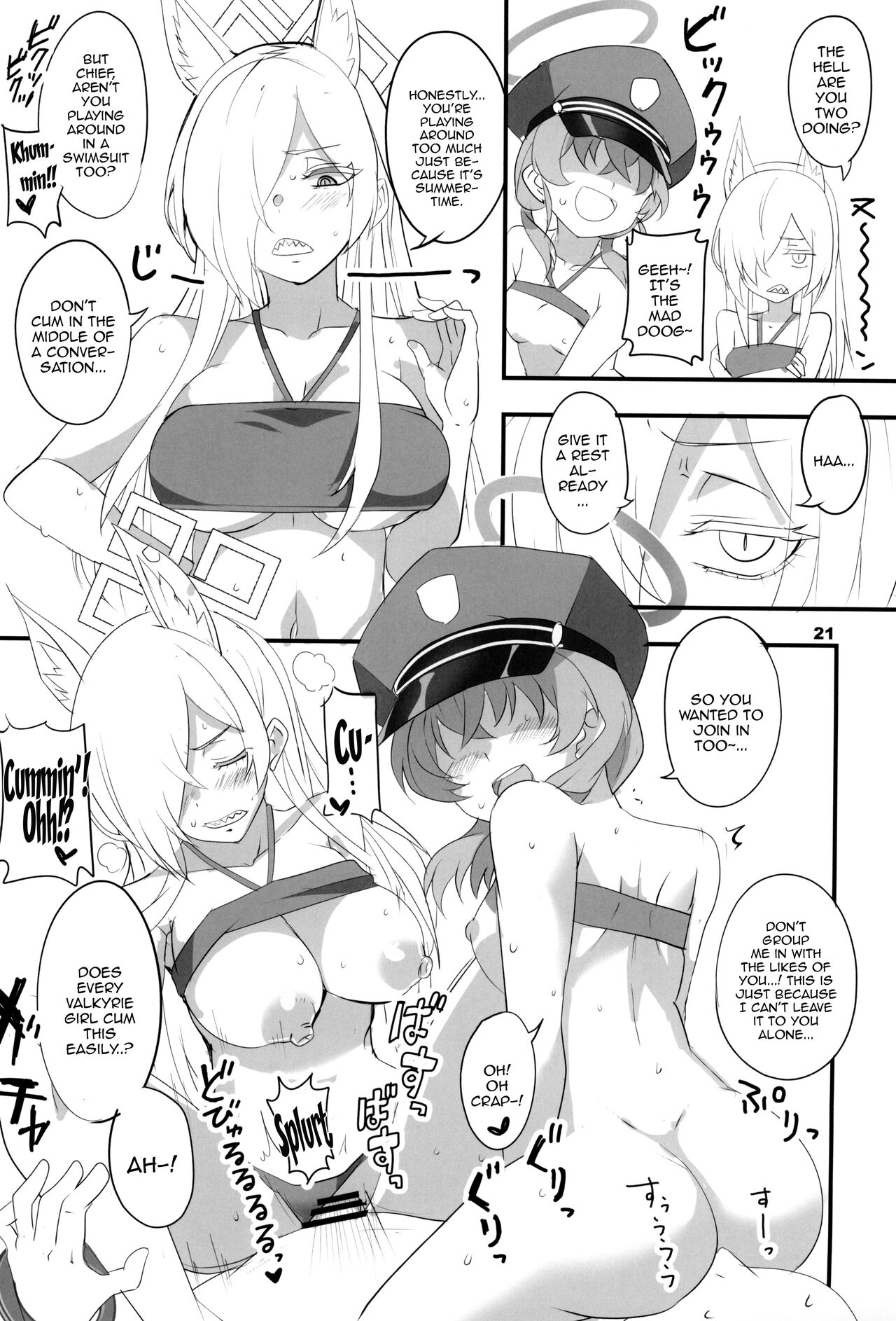 (C102) [BlueMage (Aoi Manabu)]MobDeli 2(Blue Archive) [English] {Doujins.com} Page 21
