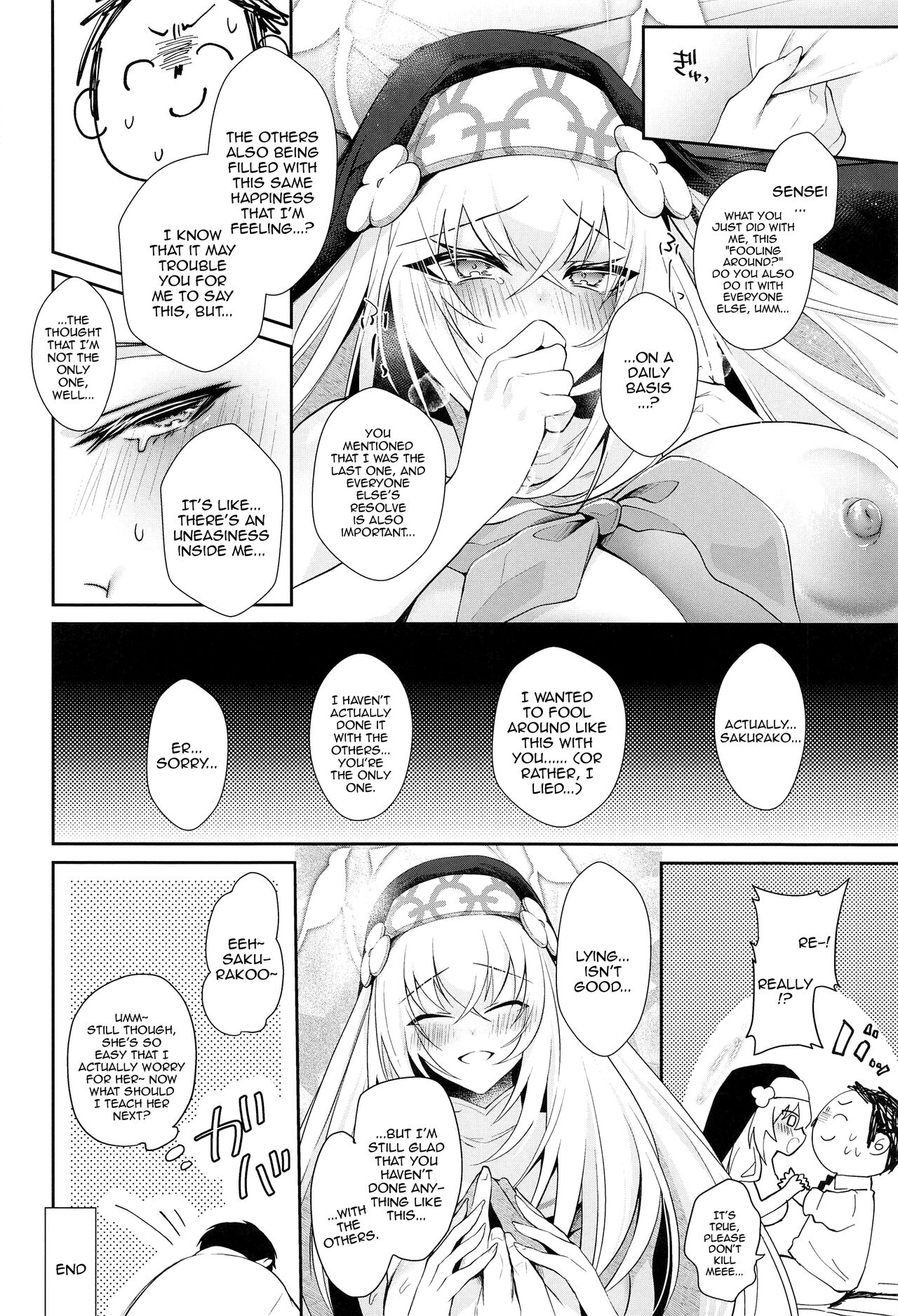 (C103) [Argon (Kuzuya)]Wappi~ Sakurako-sama wa Chorosugiru | Wappi~ Sakurako-sama Is Too Easy(Blue Archive) [English] {Doujins.com} Page 19