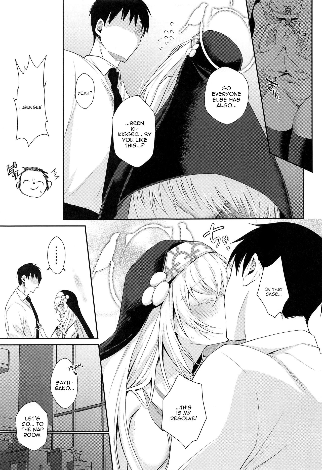 (C103) [Argon (Kuzuya)]Wappi~ Sakurako-sama wa Chorosugiru | Wappi~ Sakurako-sama Is Too Easy(Blue Archive) [English] {Doujins.com} Page 4
