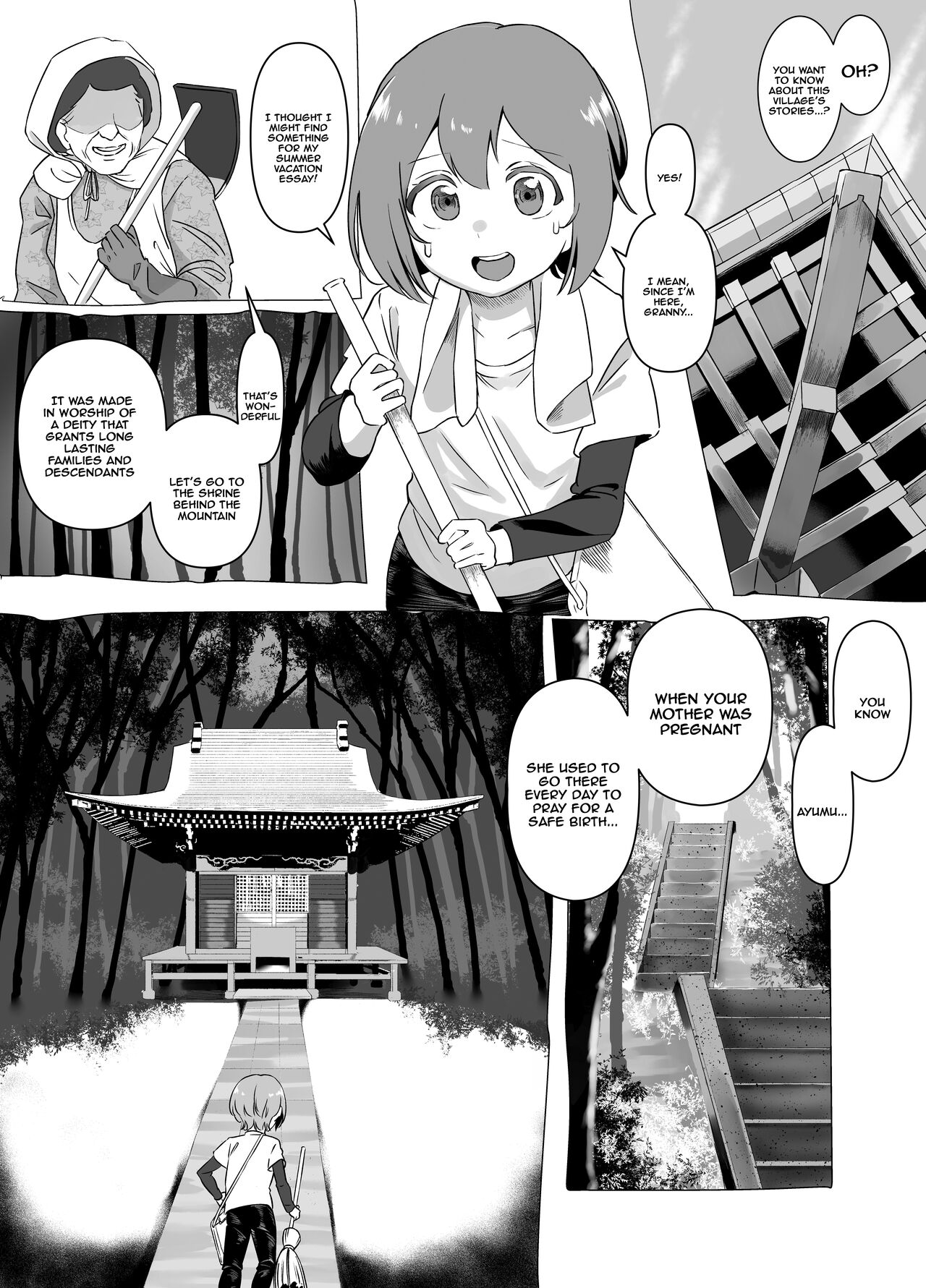 [Akabane Aomori]Bojin Sakusei | Mother God's Semen Extraction[English] {Doujins.com} Page 2