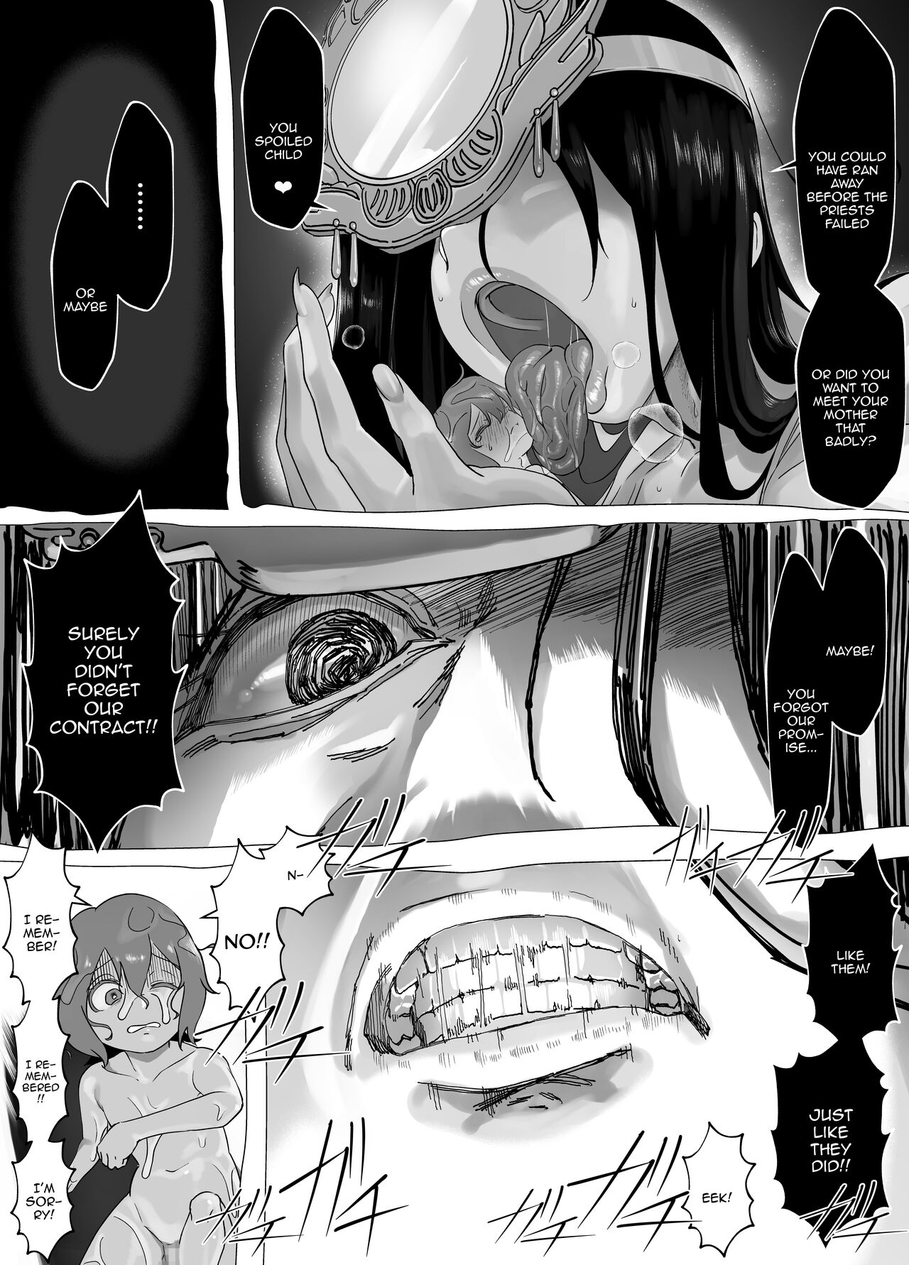 [Akabane Aomori]Bojin Sakusei | Mother God's Semen Extraction[English] {Doujins.com} Page 28
